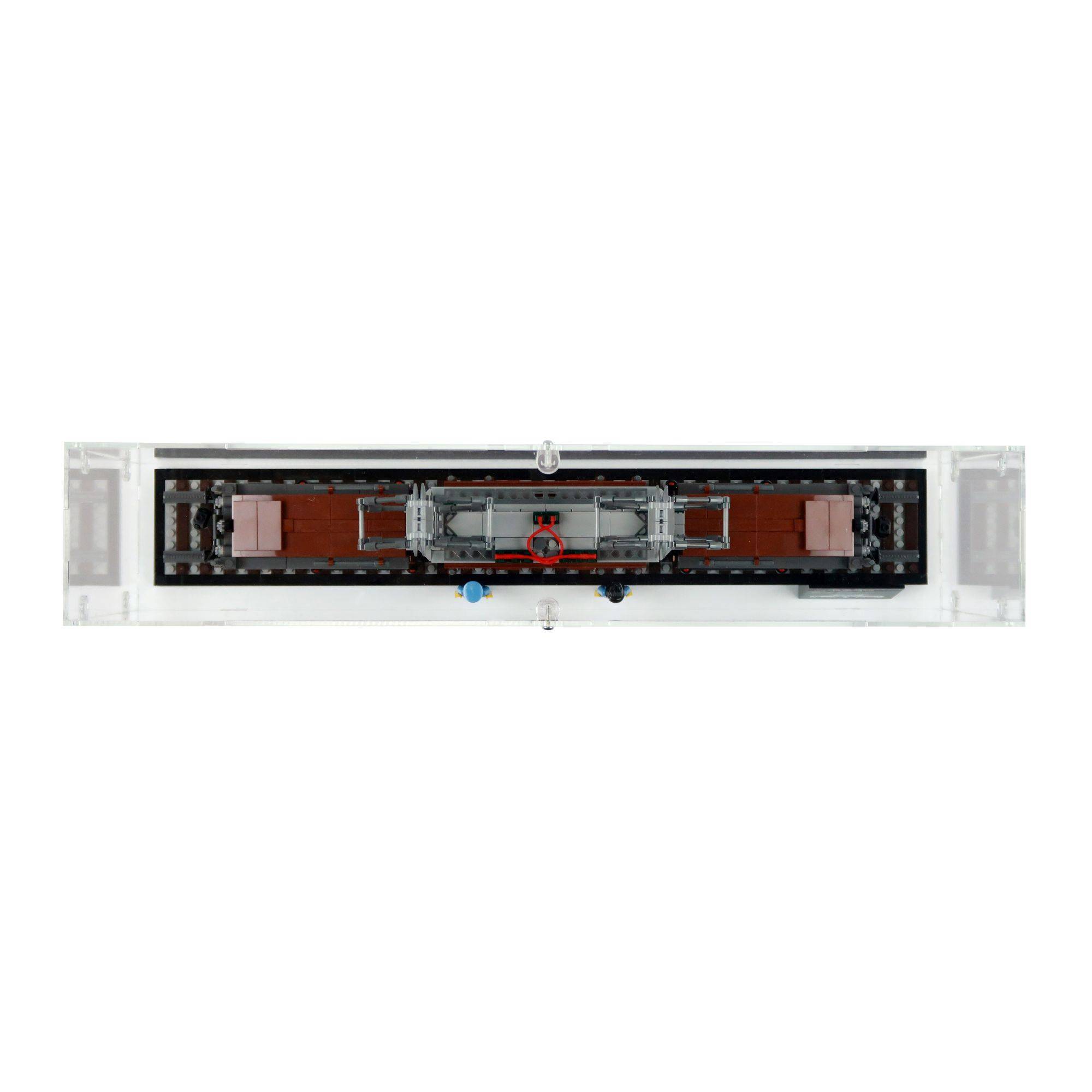 Crocodile Locomotive Display Case for LEGO 10277