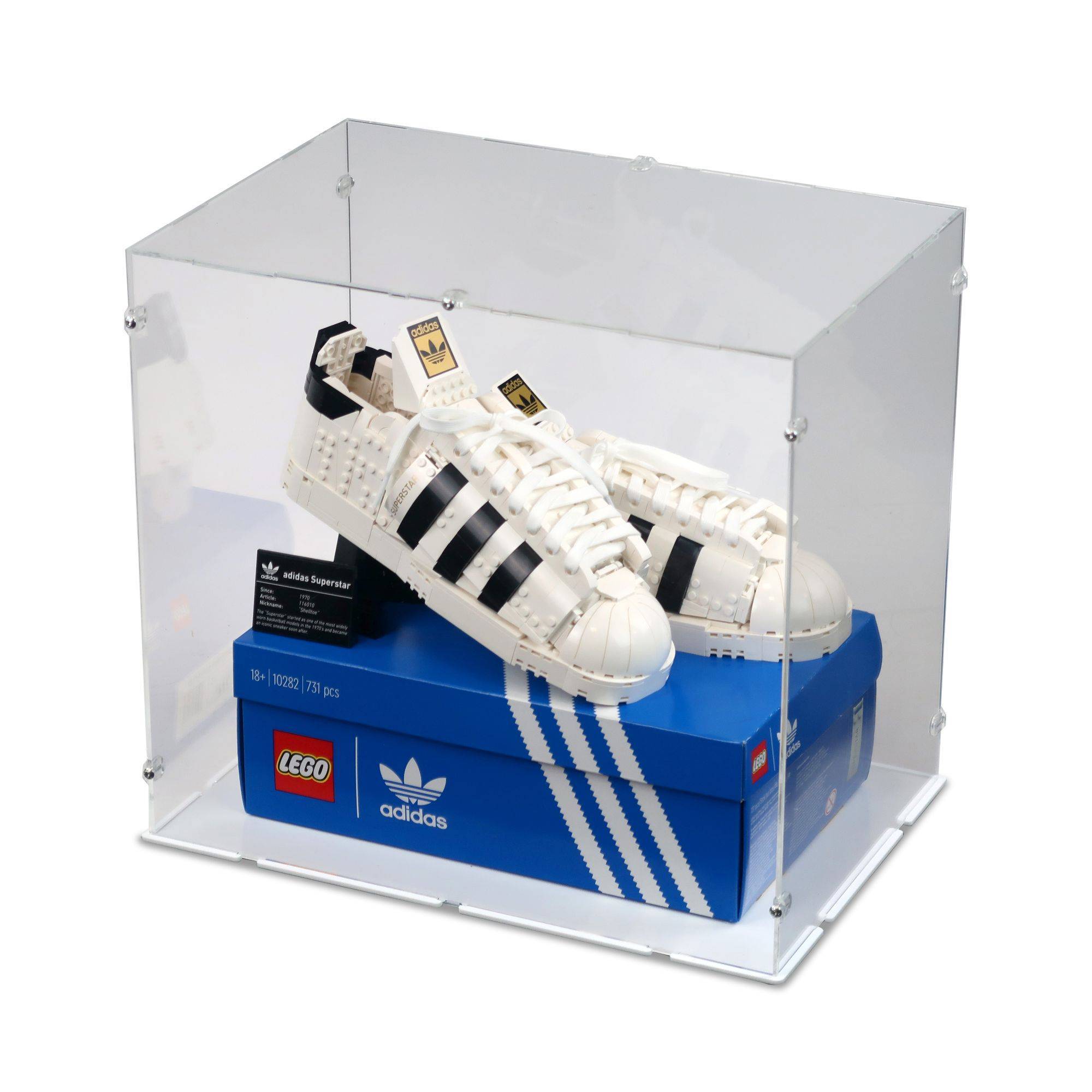 adidas Originals Superstar with Box Display Case for LEGO 10282