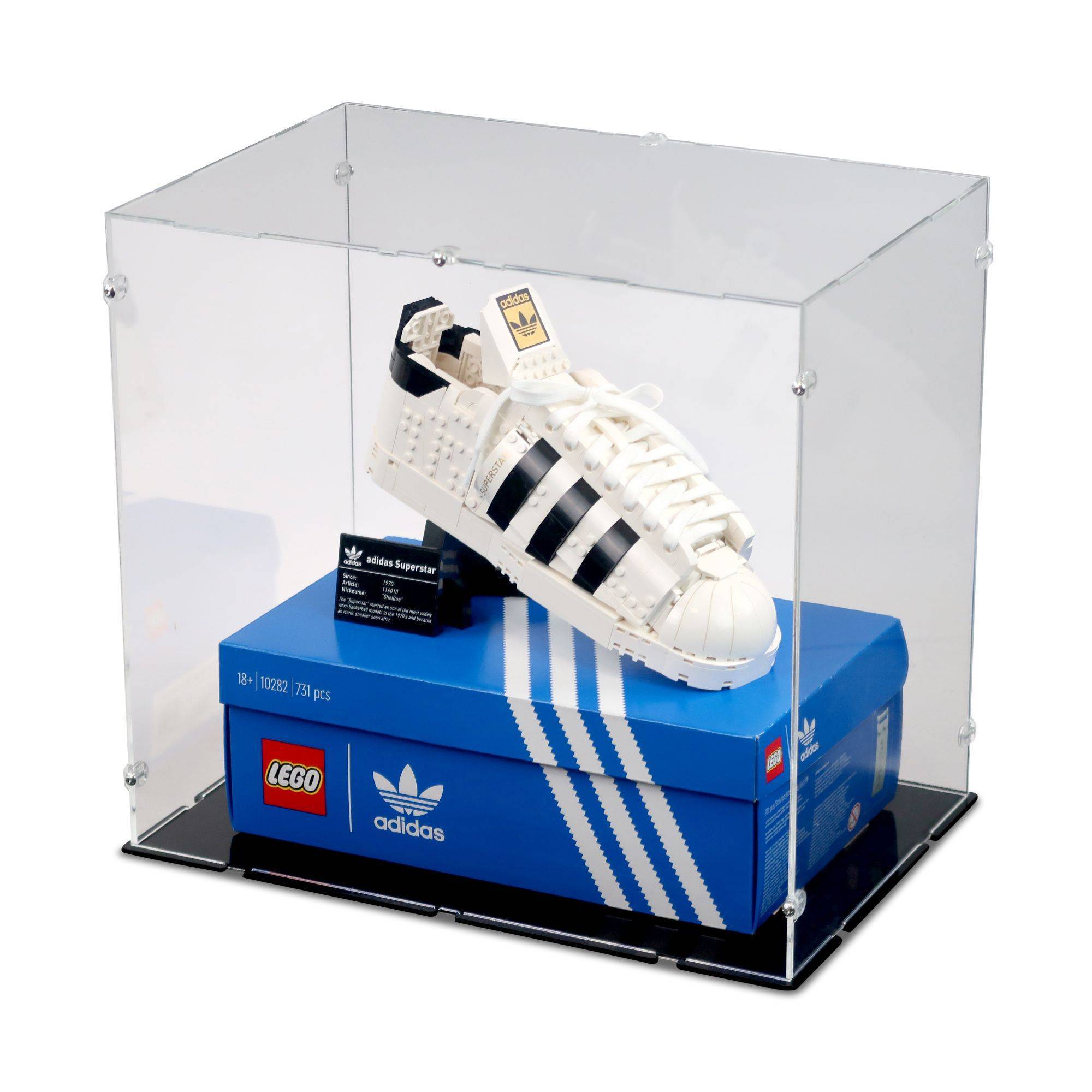 adidas Originals Superstar with Box Display Case for LEGO 10282