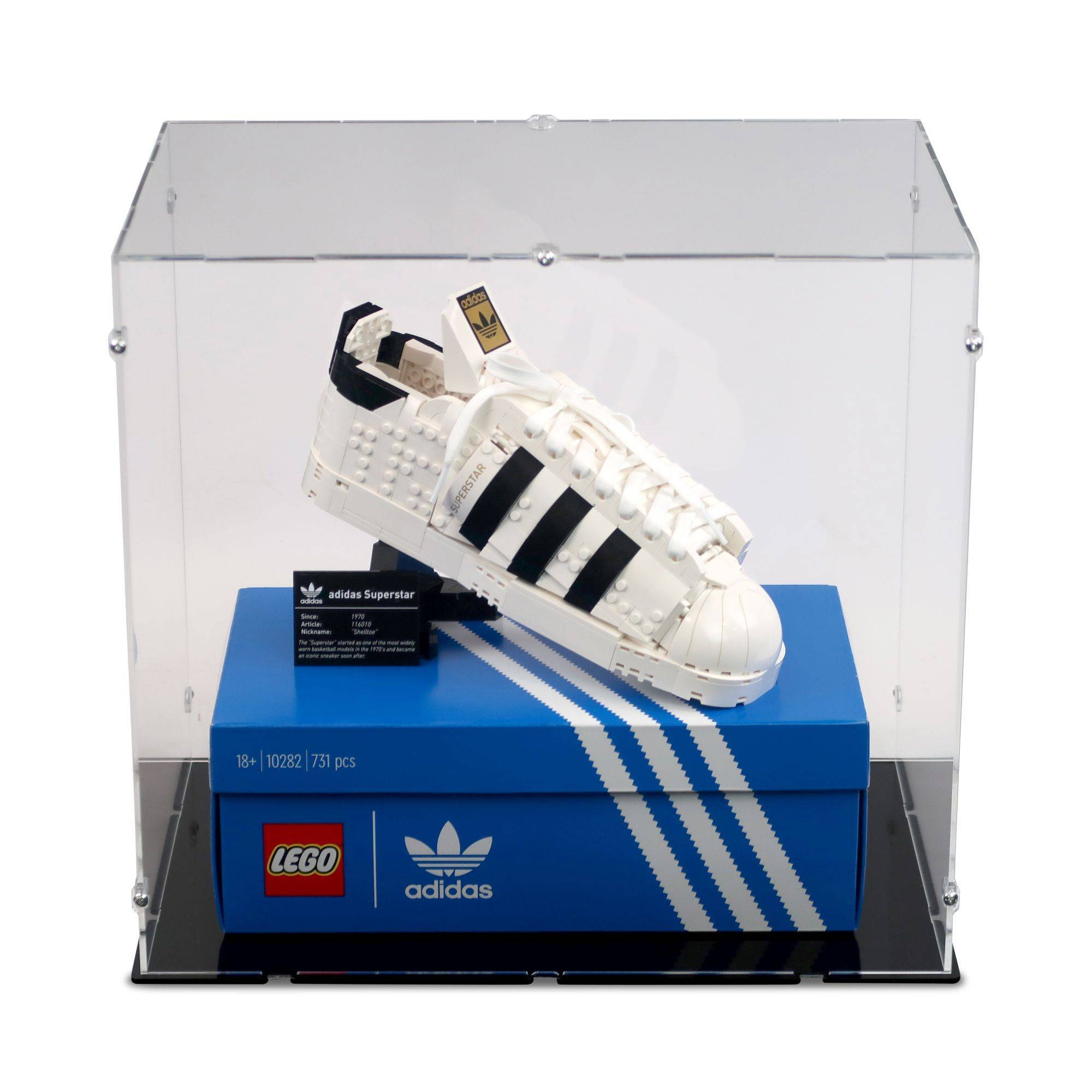 adidas Originals Superstar with Box Display Case for LEGO 10282