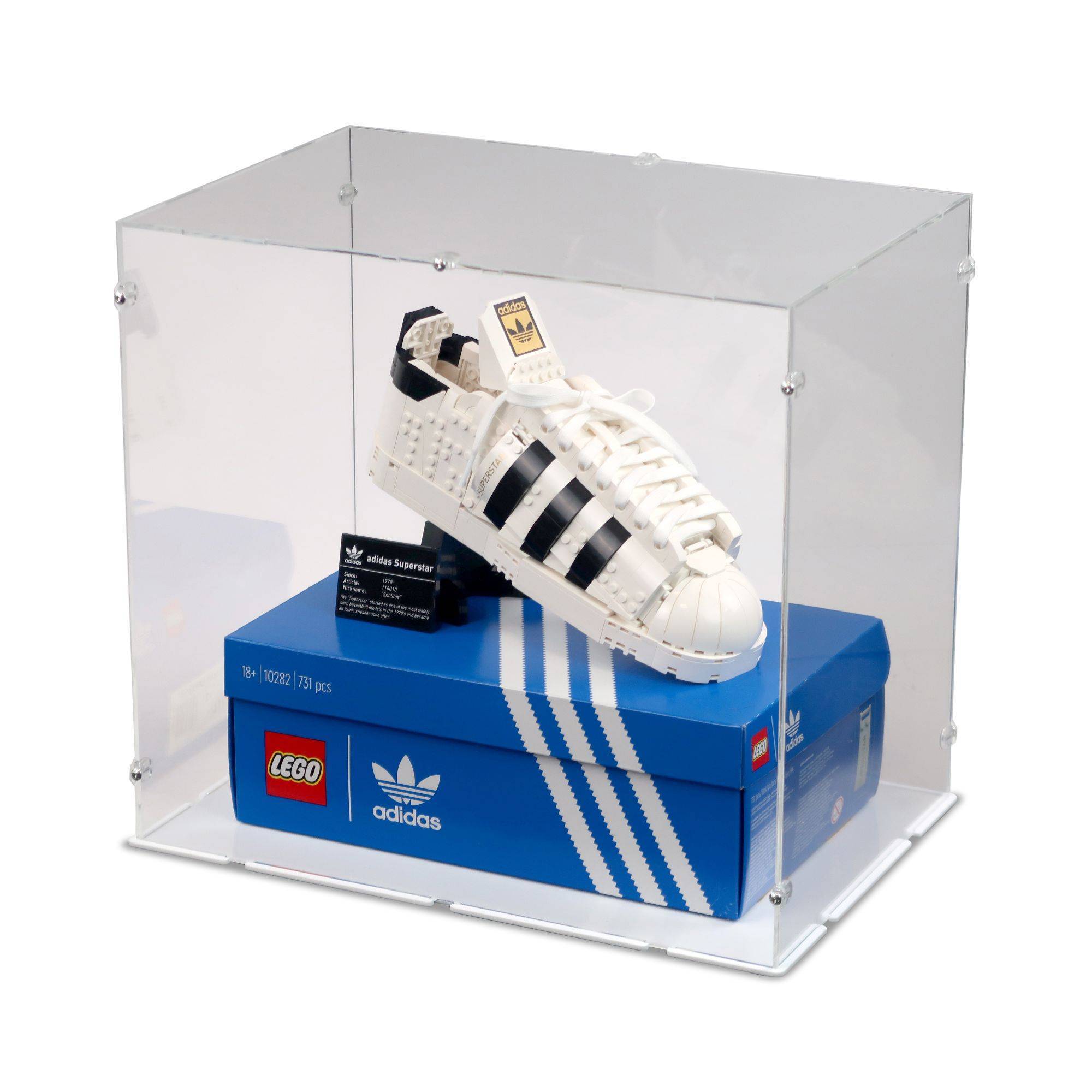 adidas Originals Superstar with Box Display Case for LEGO 10282