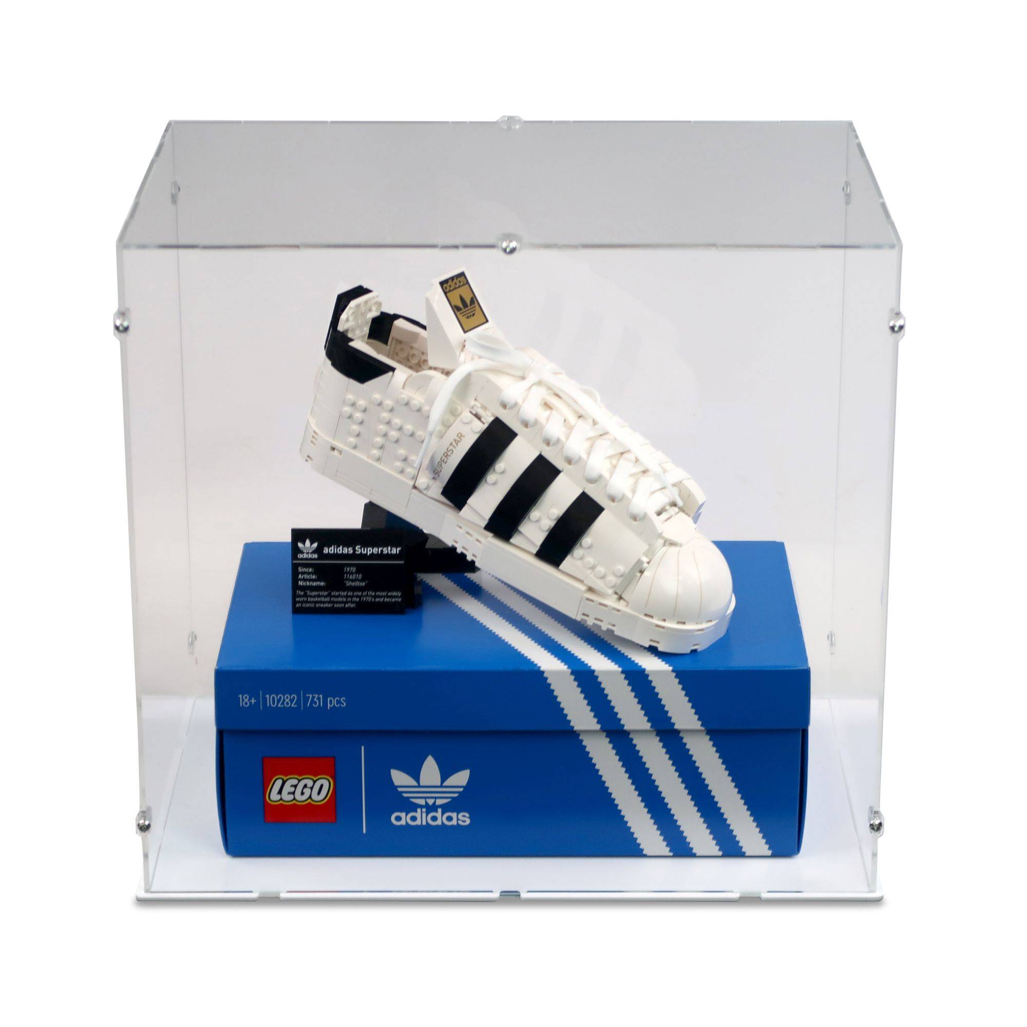 adidas Originals Superstar with Box Display Case for LEGO 10282