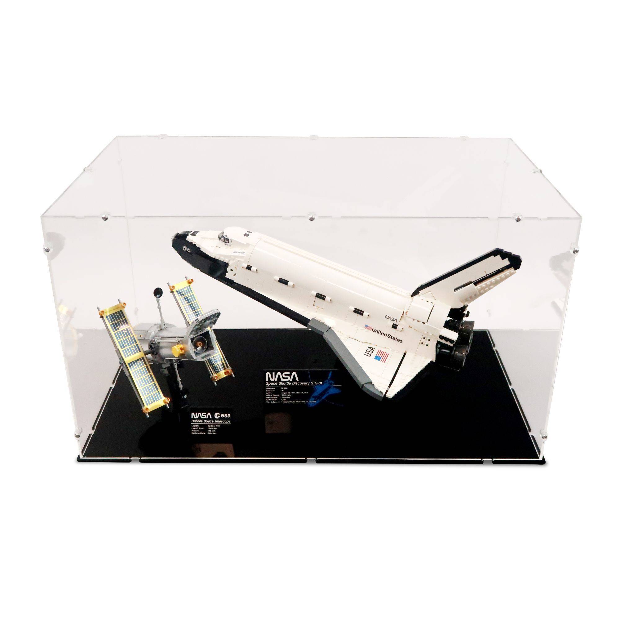NASA Space Shuttle Discovery Display Case for LEGO 10283