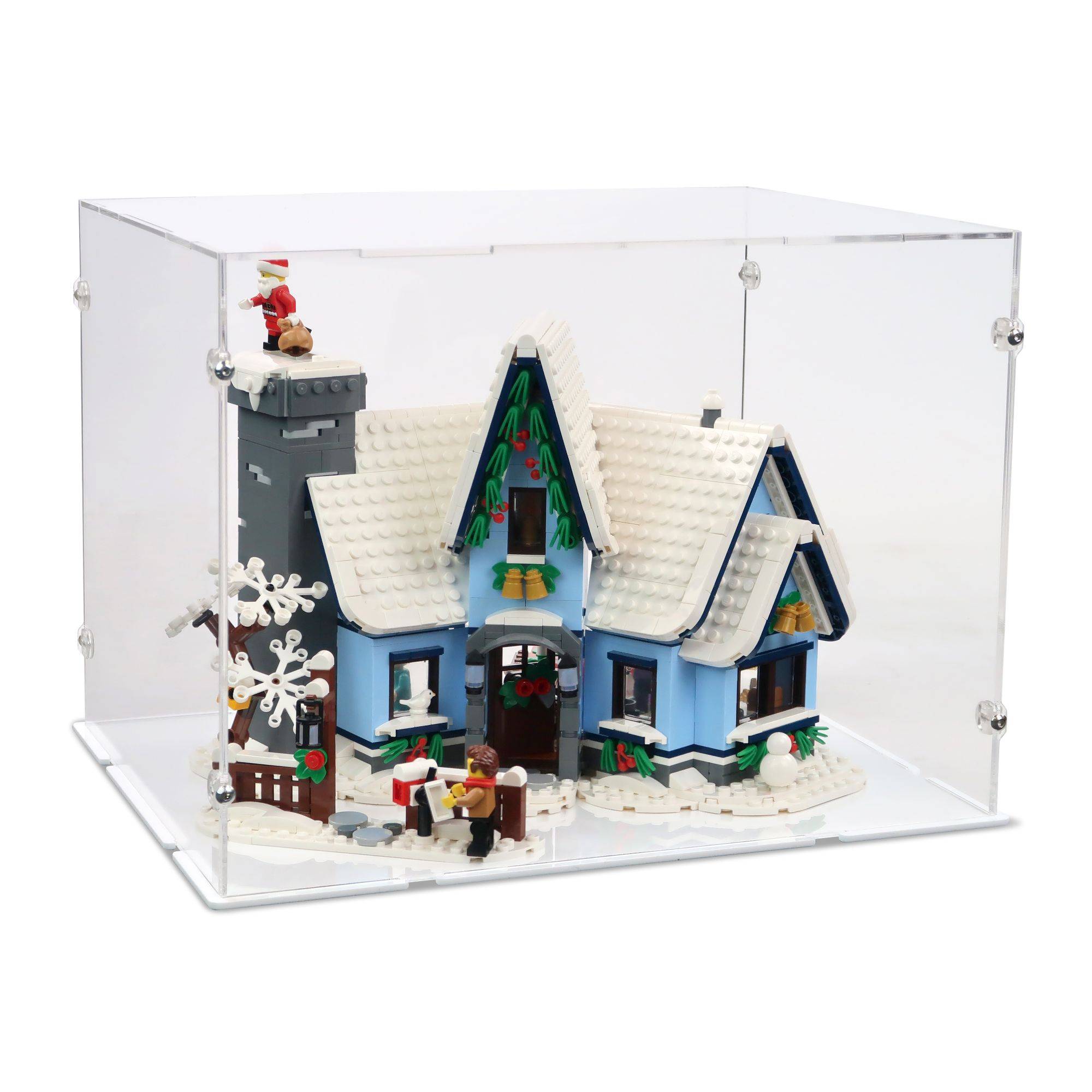 Santa’s Visit Display Case for LEGO 10293