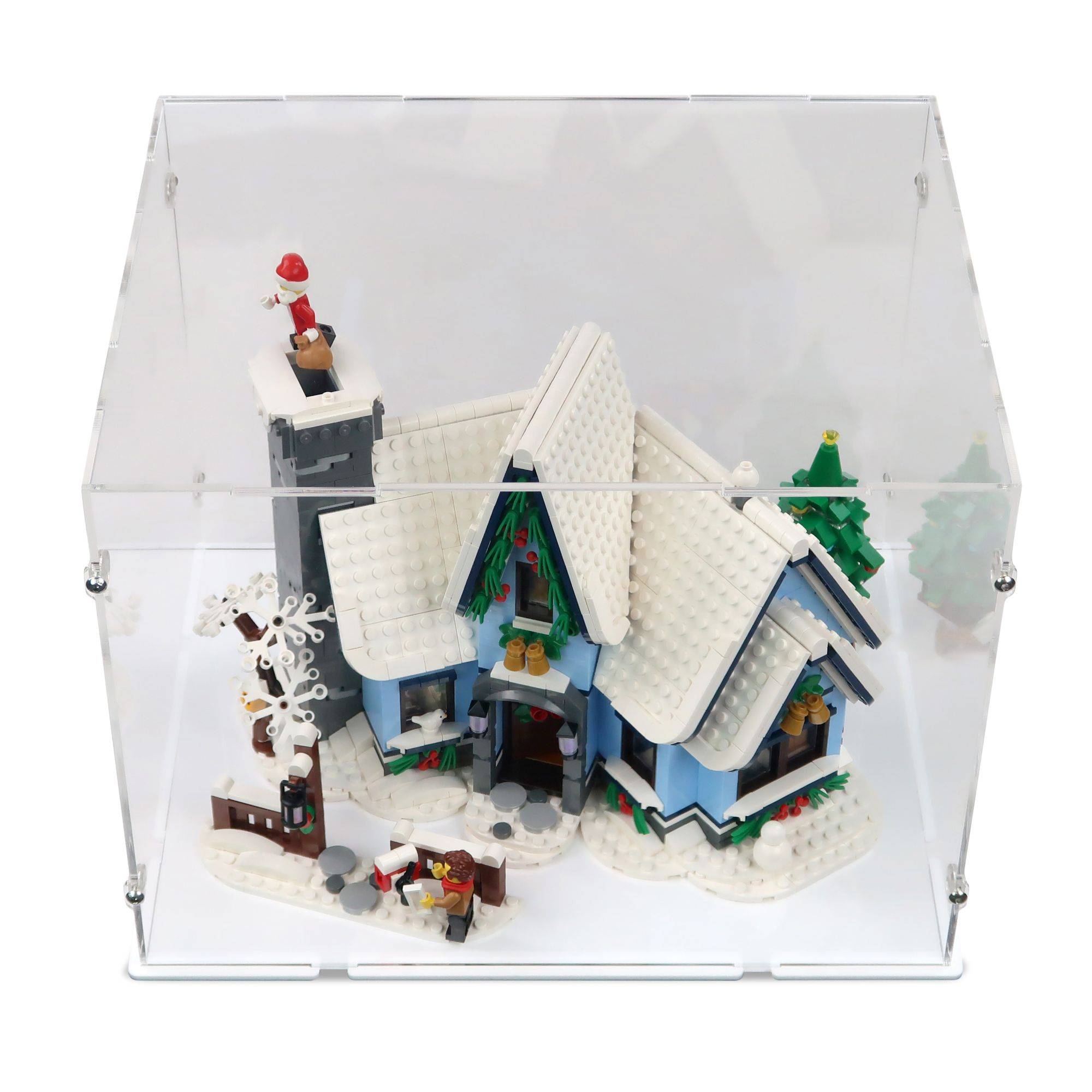 Santa’s Visit Display Case for LEGO 10293