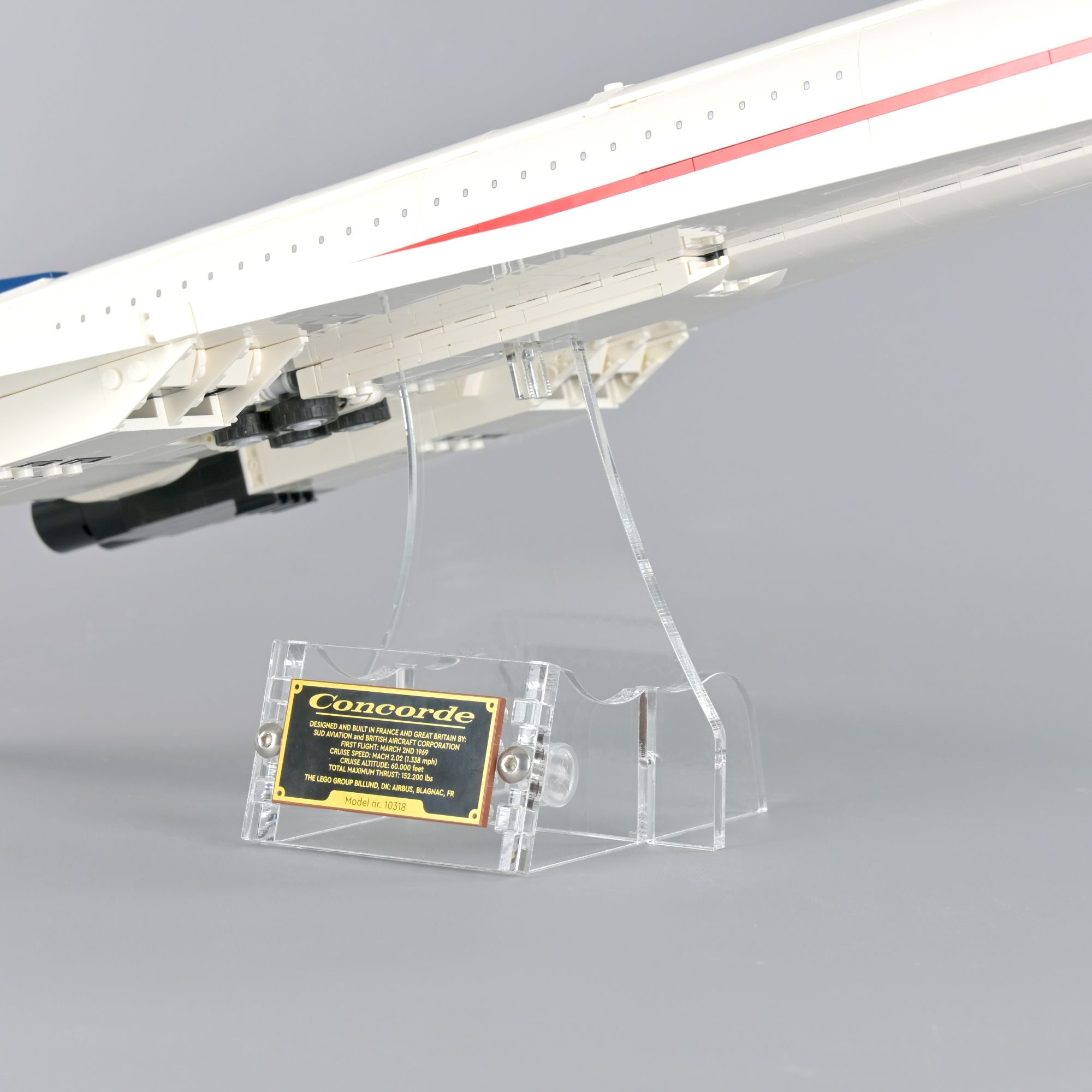 Display Stand for LEGO 10318 Concorde