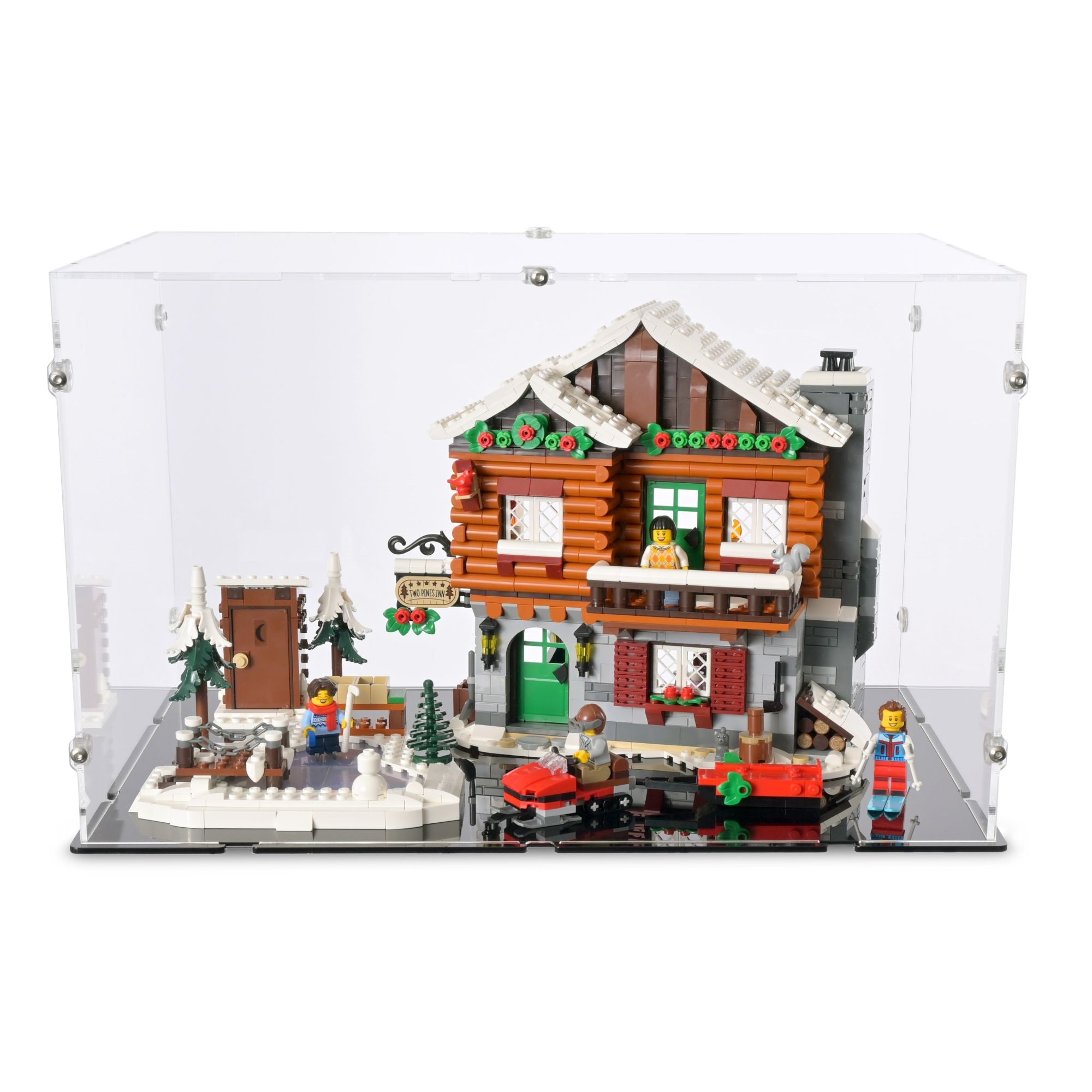 Alpine Lodge Display Case for LEGO 10325