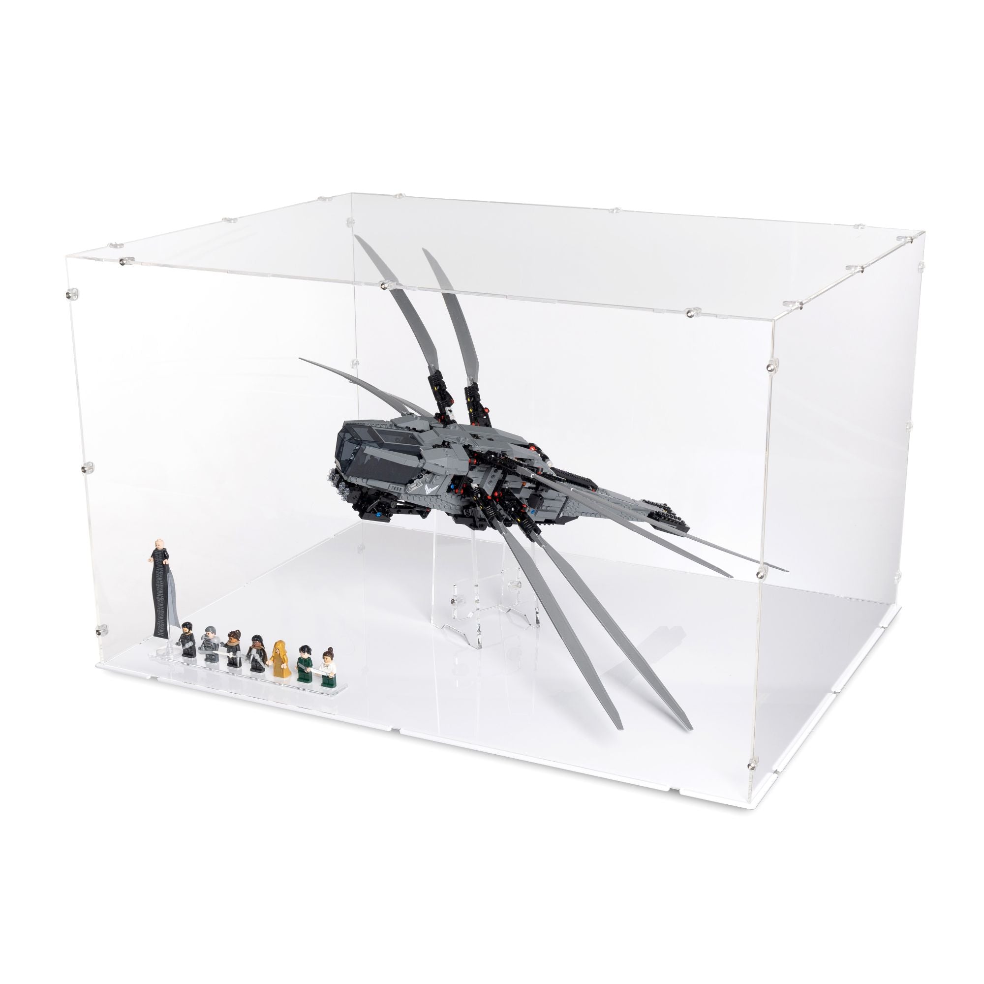 Dune Atreides Royal Ornithopter XL Display Case & Stand for LEGO 10327