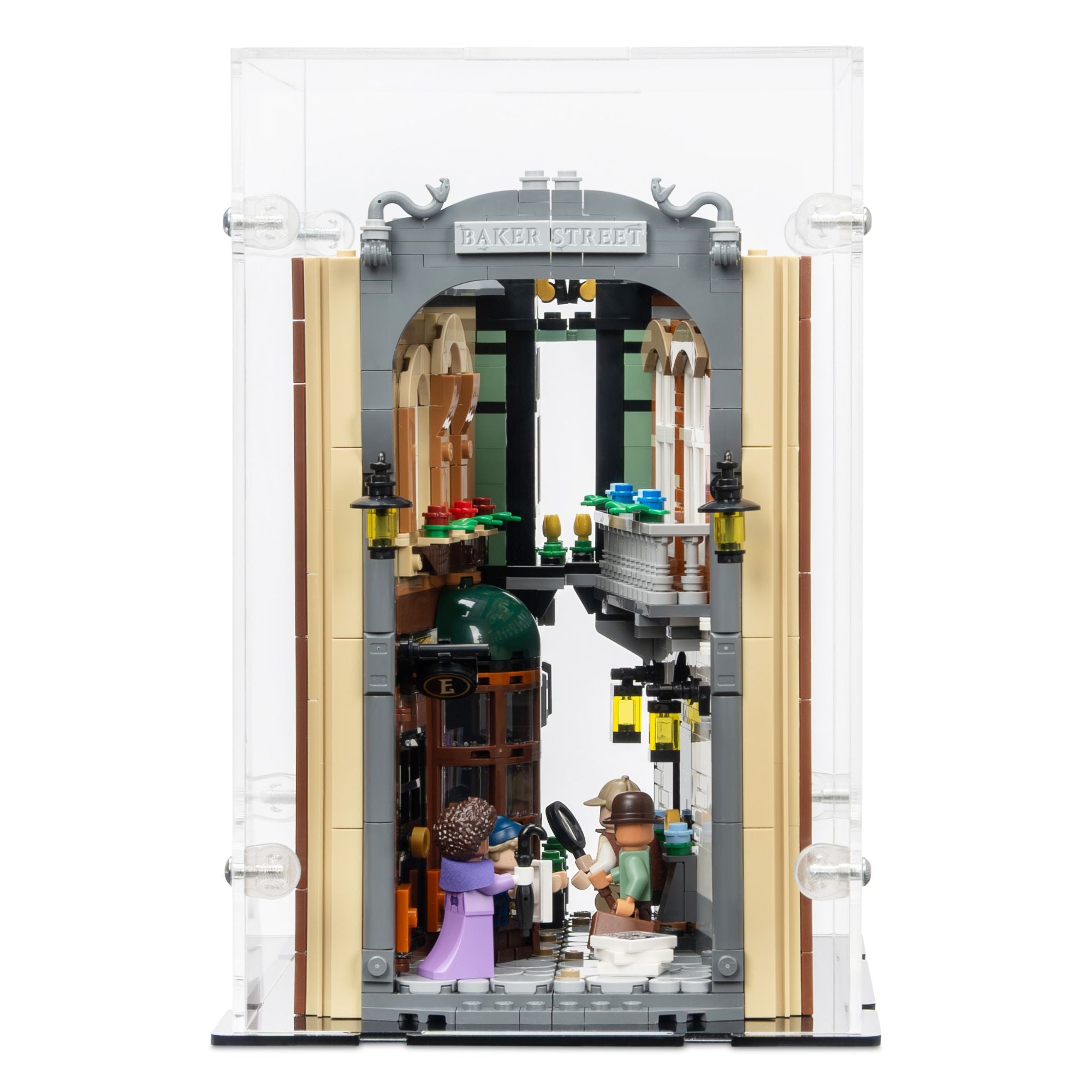Sherlock Holmes: Book Nook Display Case for LEGO 10351 (Closed)