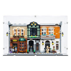 Sherlock Holmes: Book Nook Display Case for LEGO 10351 (Open)