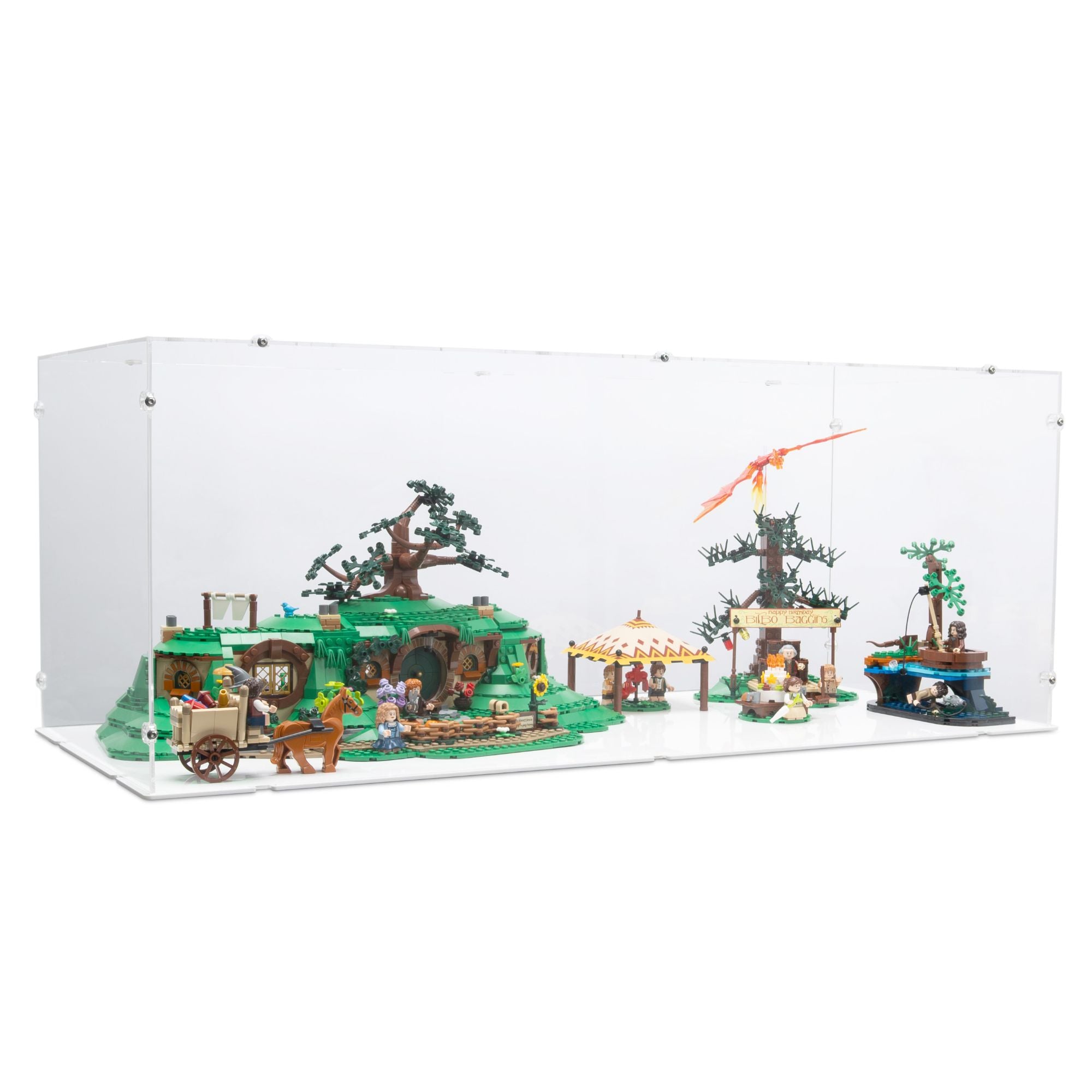 Lord of the Rings The Shire Display Case for LEGO 10354