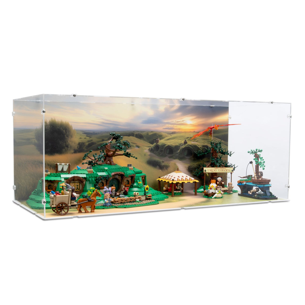 Lord of the Rings The Shire Display Case for LEGO 10354