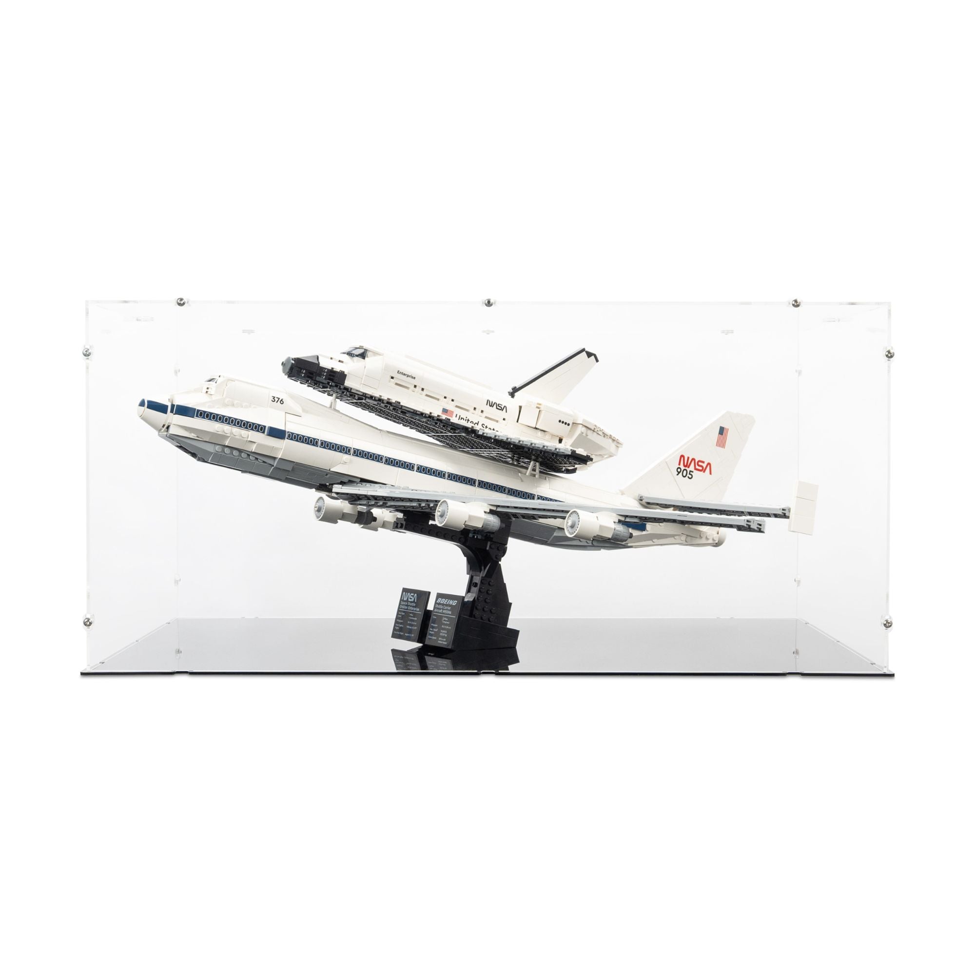 NASA Shuttle Carrier Aircraft Display Case for LEGO 10360
