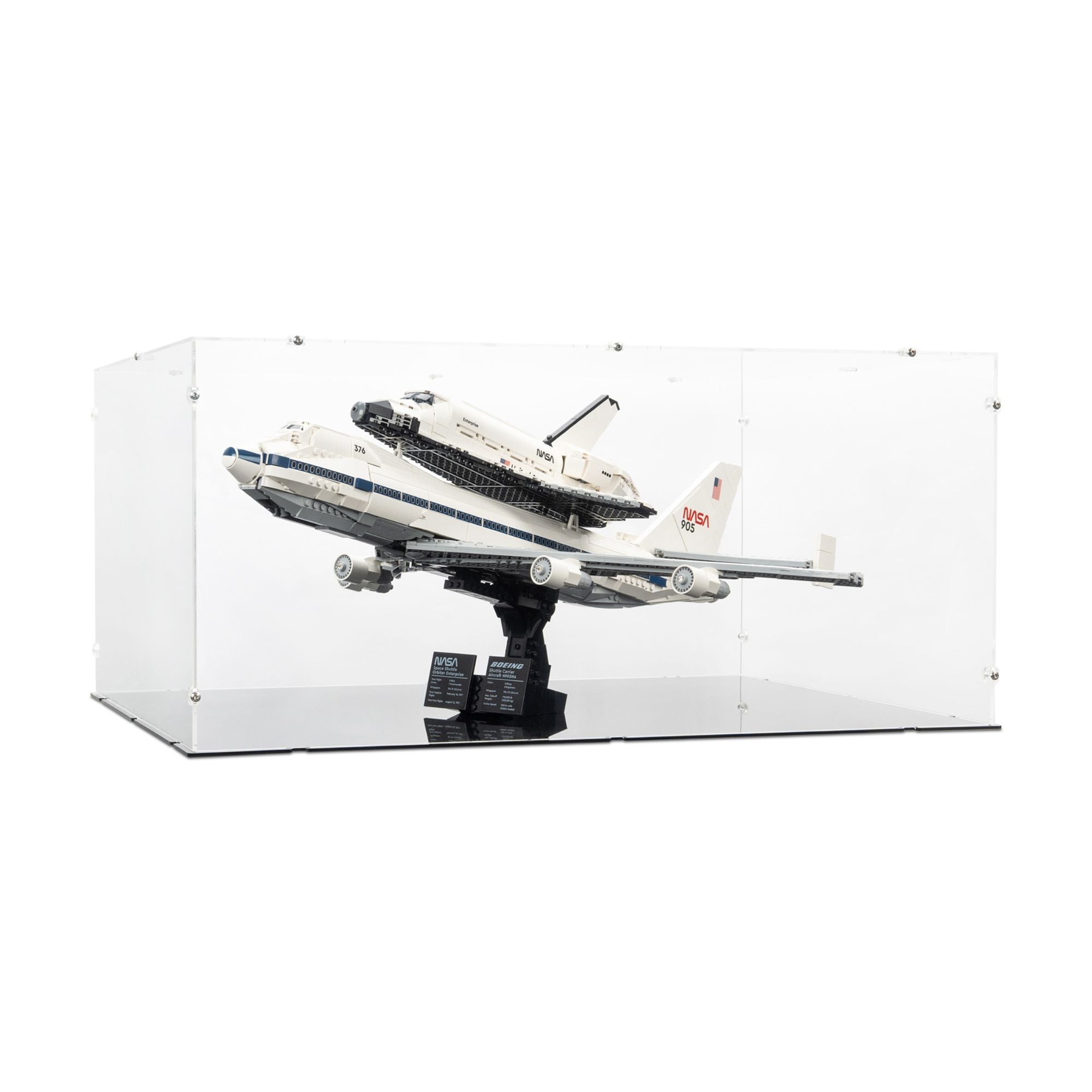 NASA Shuttle Carrier Aircraft Display Case for LEGO 10360