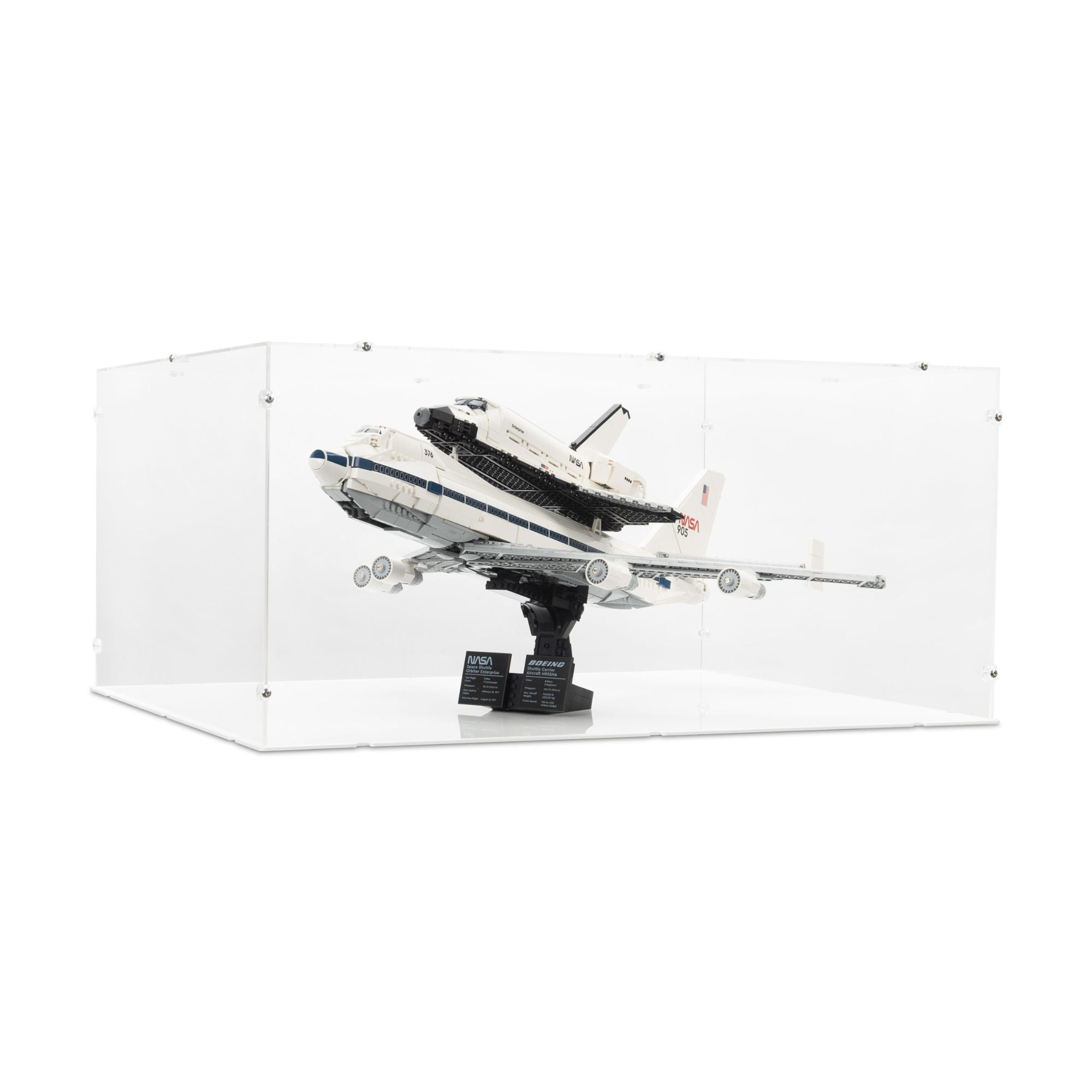 NASA Shuttle Carrier Aircraft Display Case for LEGO 10360
