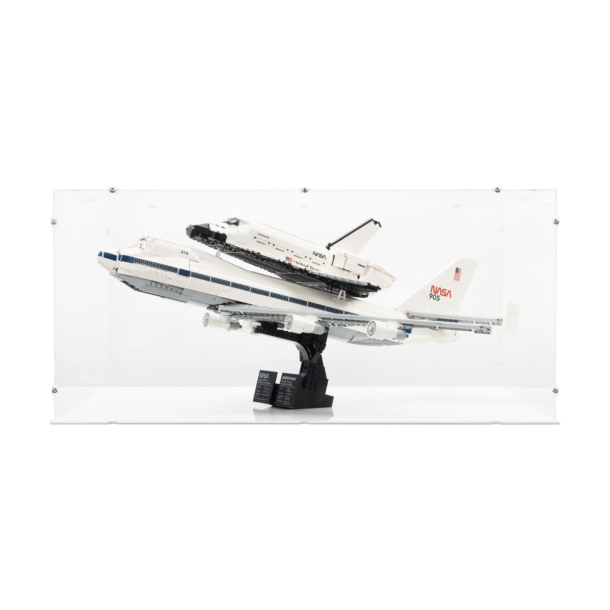 NASA Shuttle Carrier Aircraft Display Case for LEGO 10360