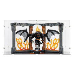 Lord of the Rings Balrog Book Nook Display Case for LEGO 10367 (Open)