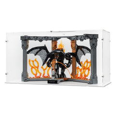 Lord of the Rings Balrog Book Nook Display Case for LEGO 10367 (Open)