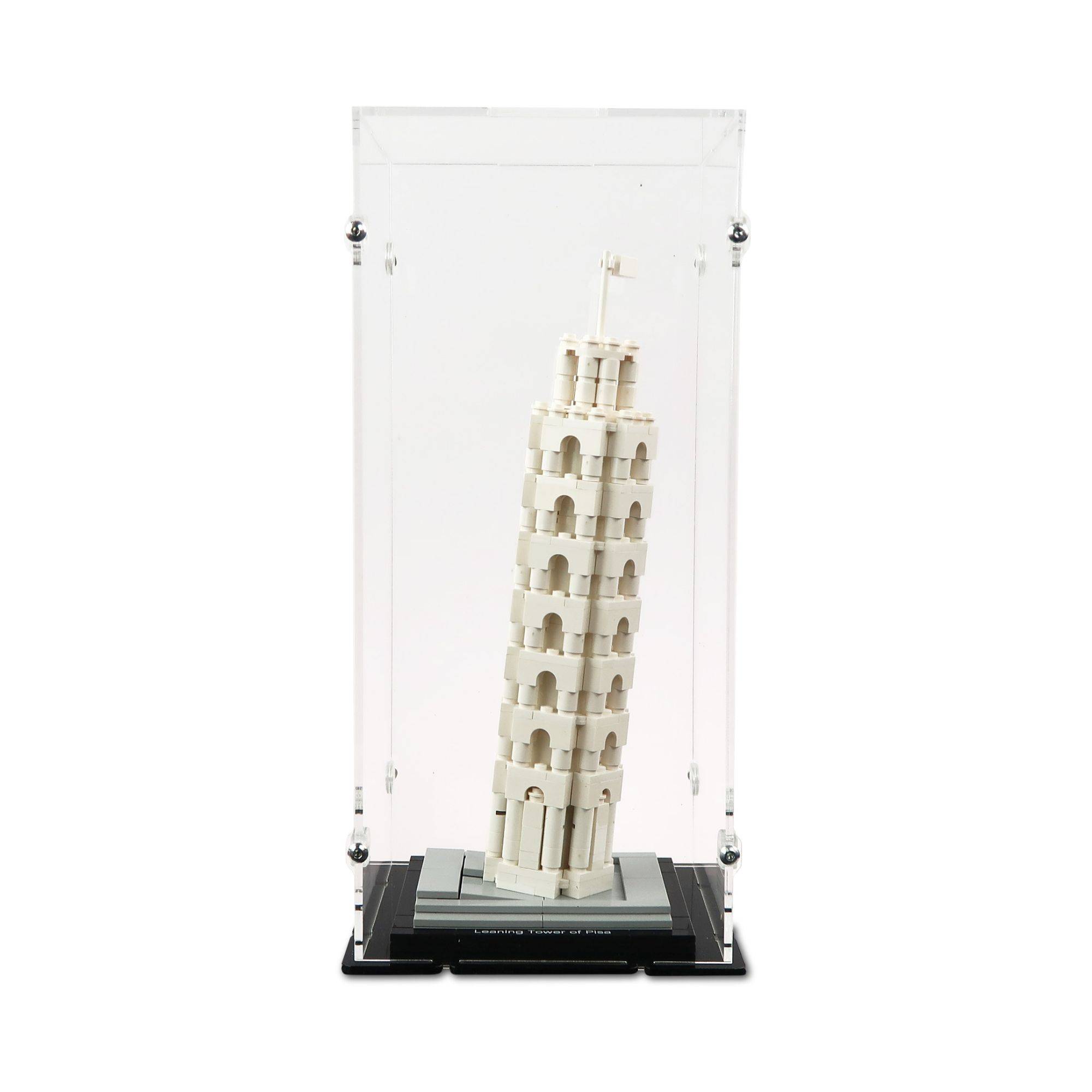 Leaning Tower of Pisa Display Case for LEGO 21015