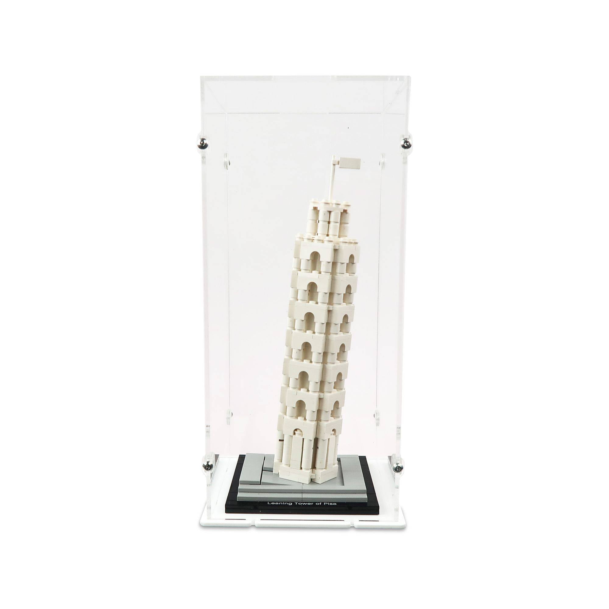 Leaning Tower of Pisa Display Case for LEGO 21015