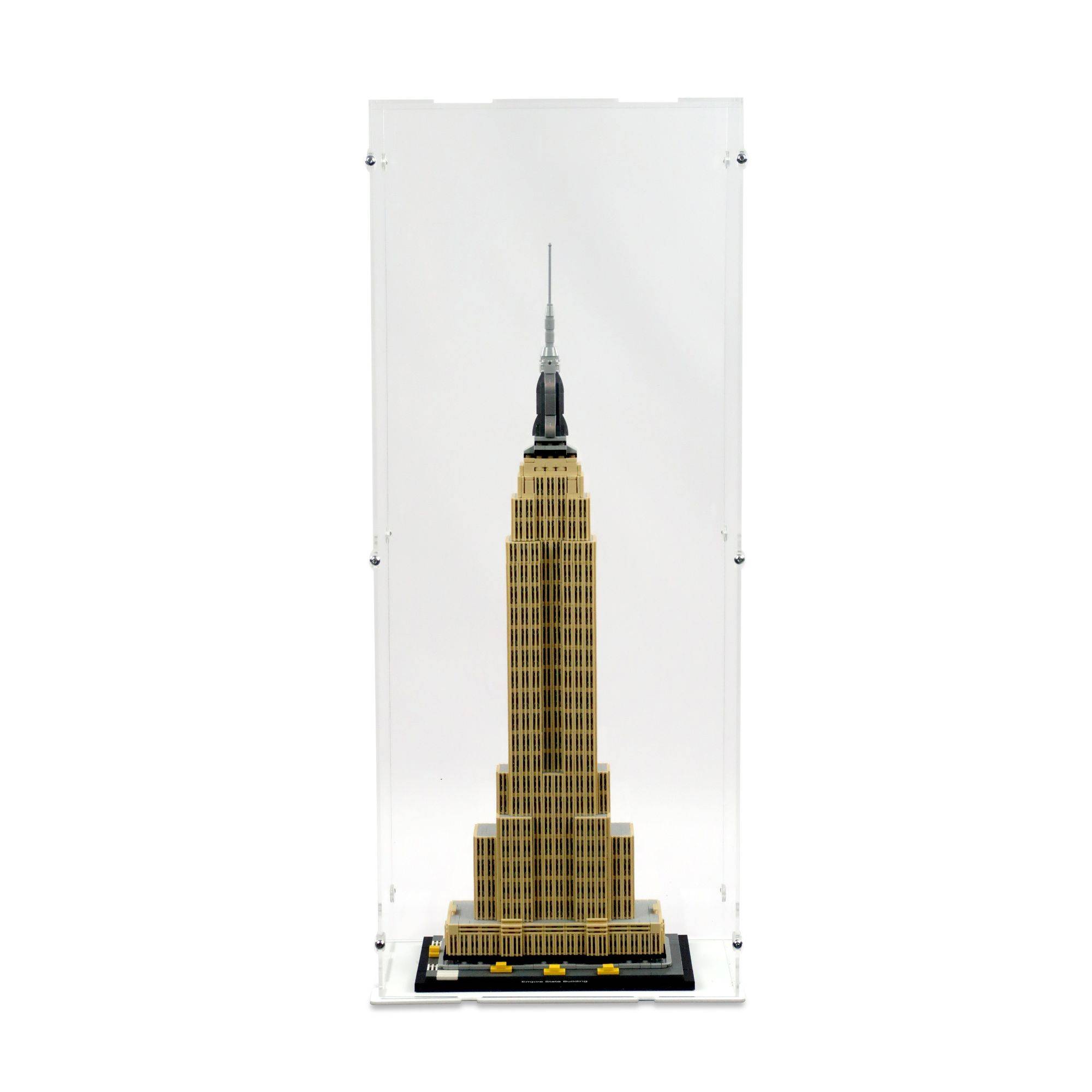 Empire State Building Display Case for LEGO 21046