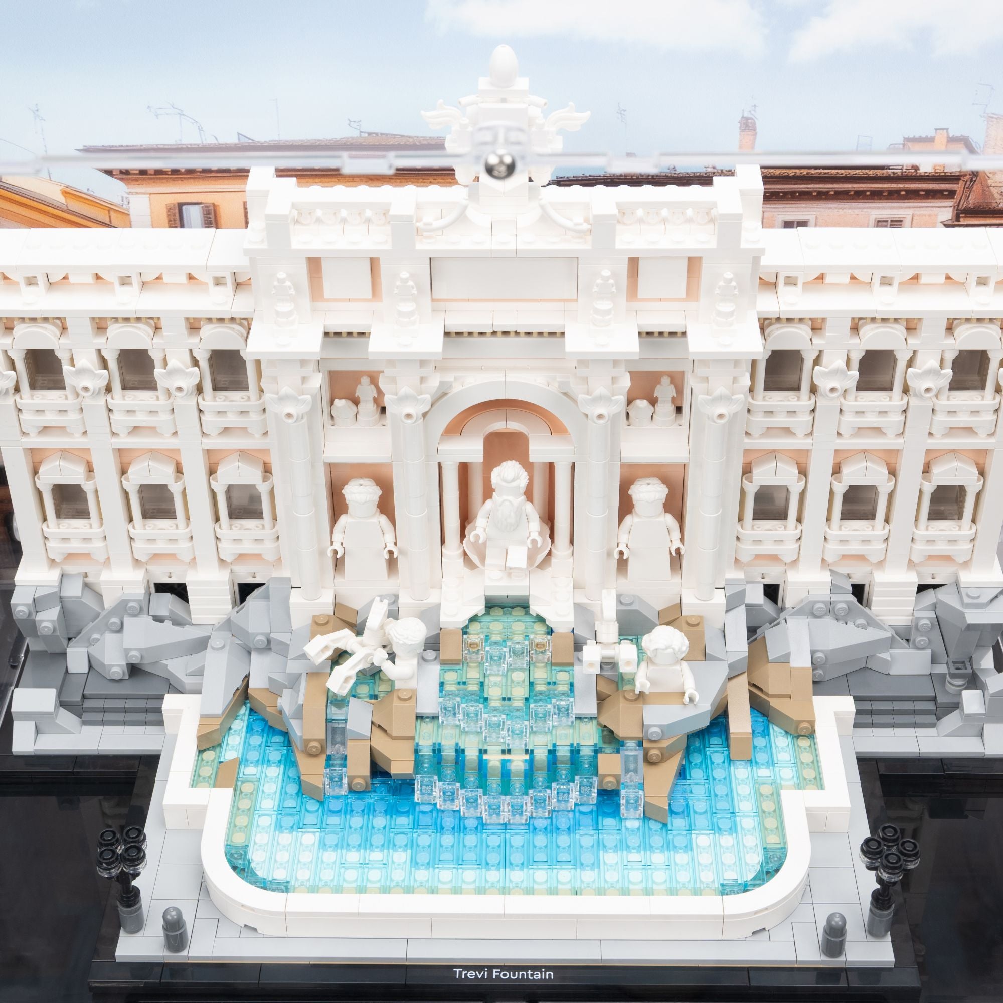 Trevi Fountain Display Case for LEGO 21062
