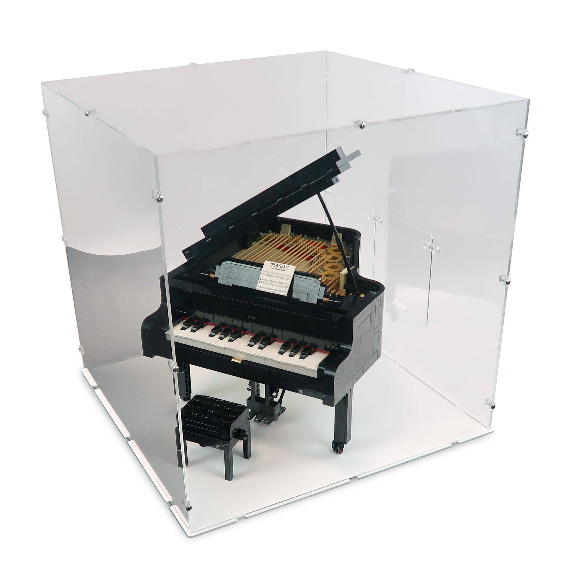 Grand Piano Display Case for LEGO 21323