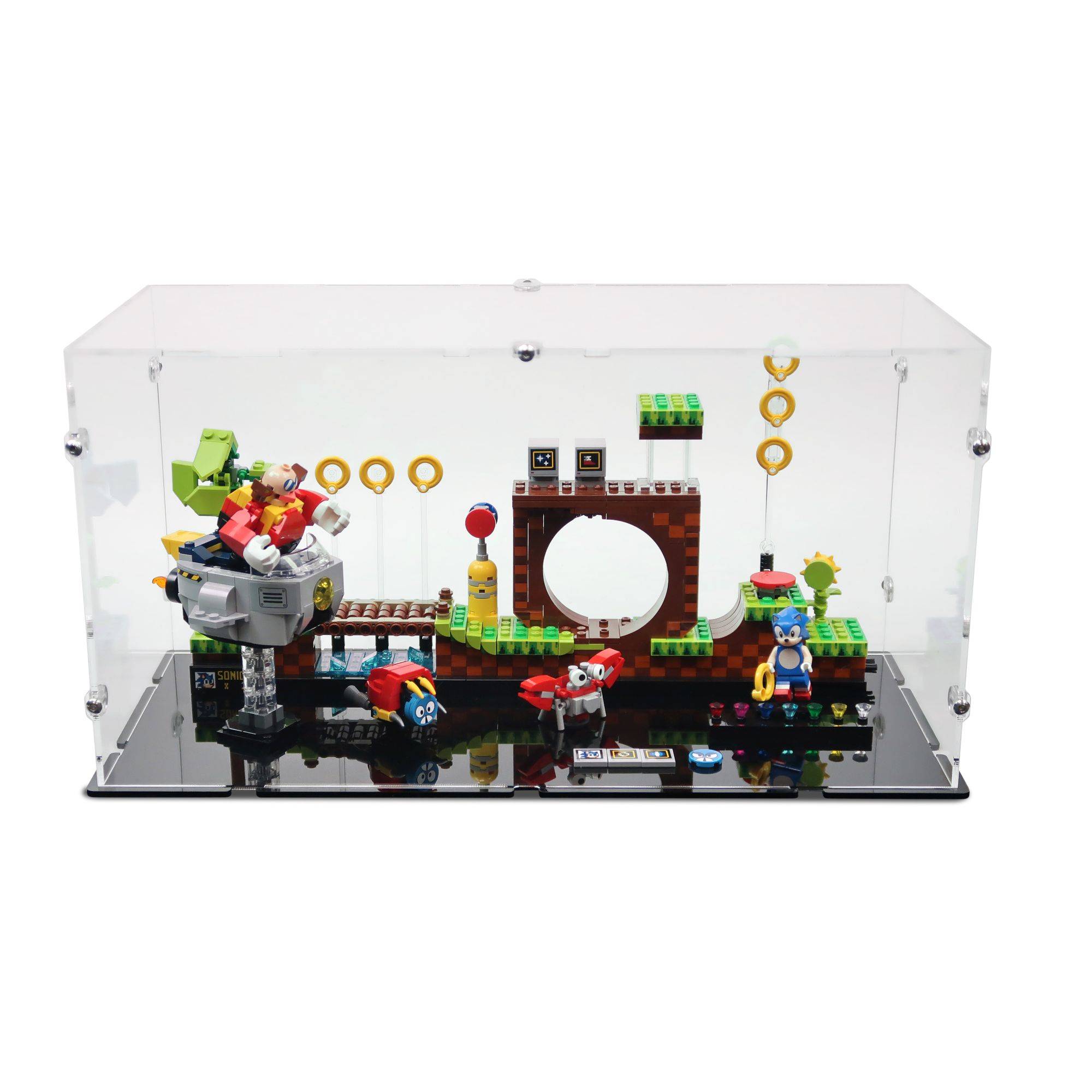 Sonic the Hedgehog - Green Hill Zone Display Case for LEGO 21331