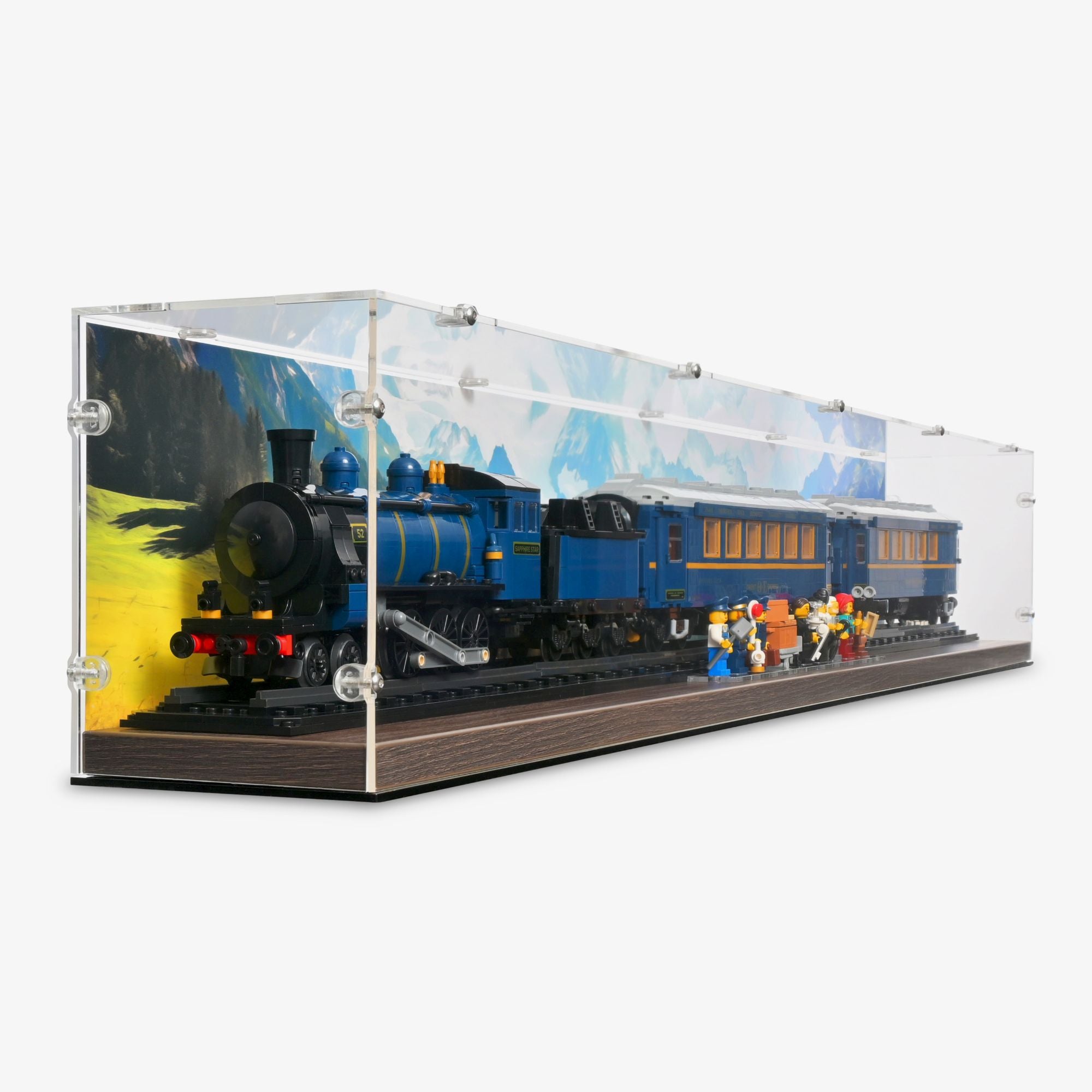 The Orient Express Train Display Case for LEGO 21344