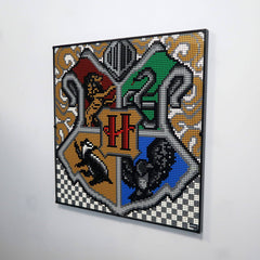 Hogwarts Crests 2x2 Acrylic Cover for LEGO 31201