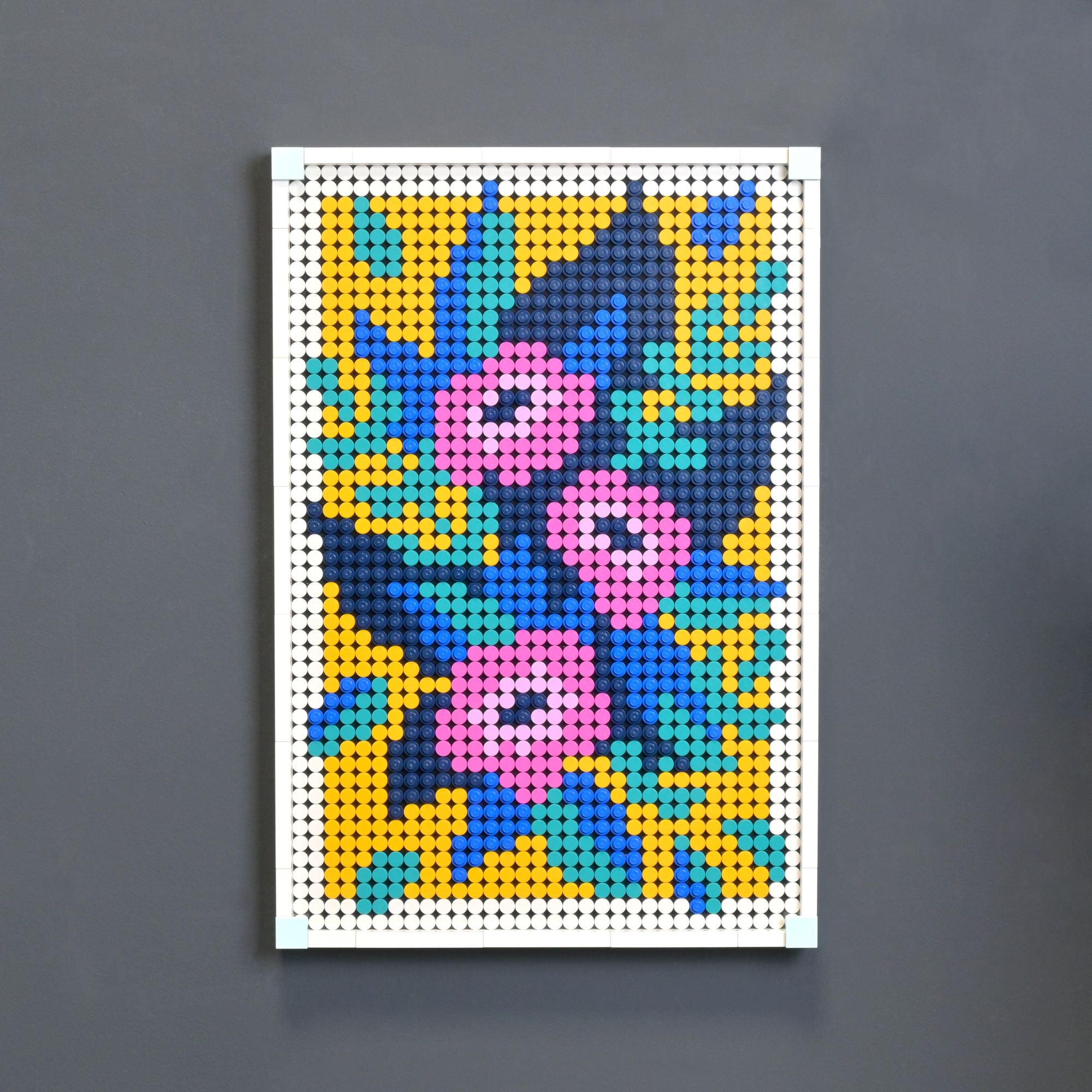 Floral Art Acrylic Cover for LEGO 31207