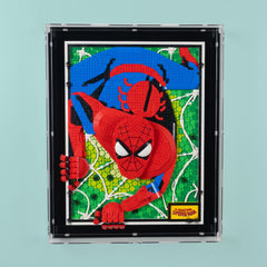 The Amazing Spider-Man Wall Mounted Display Case for LEGO 31209