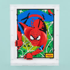The Amazing Spider-Man Wall Mounted Display Case for LEGO 31209