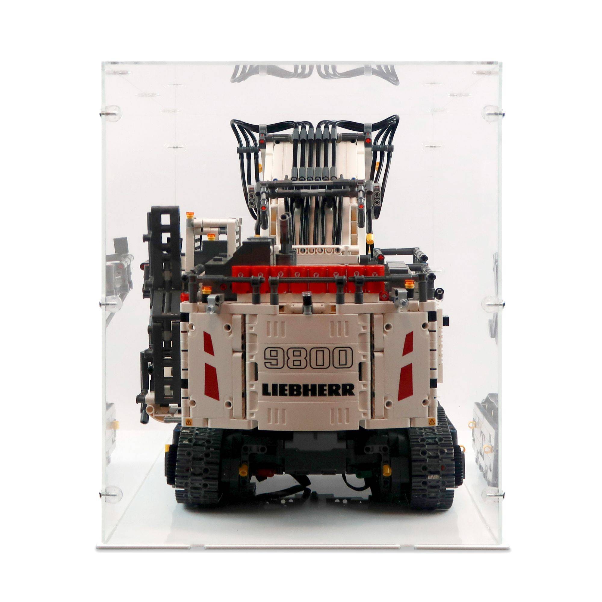 Liebherr R 9800 Excavator Display Case for LEGO 42100