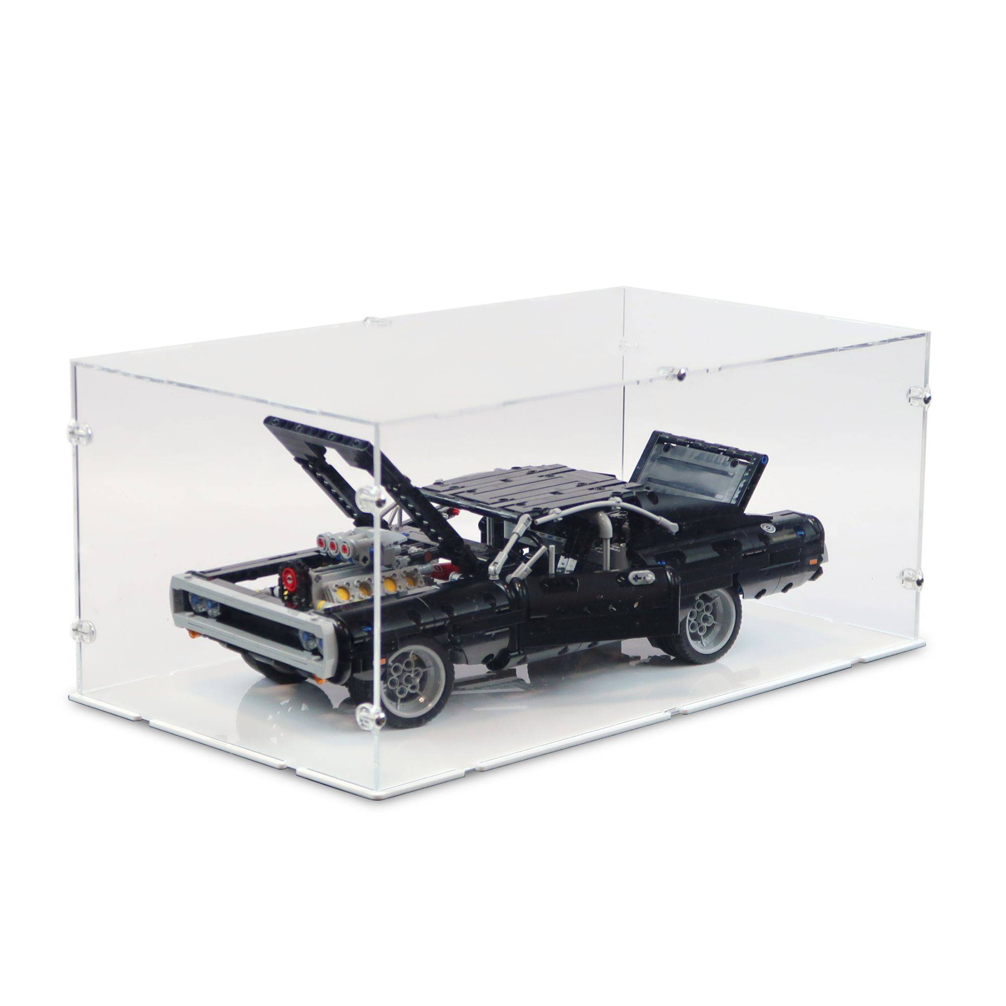 Dom's Dodge Charger Display Case for LEGO 42111