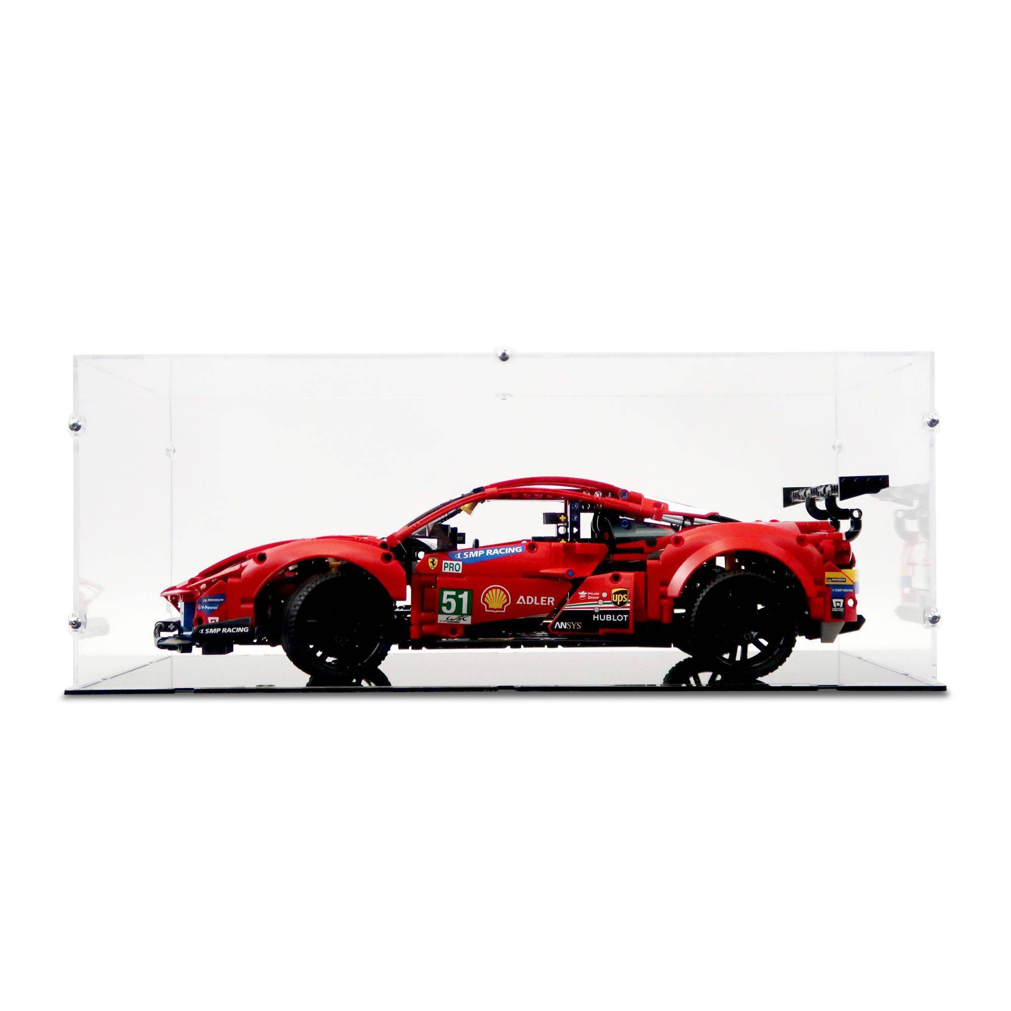Ferrari 488 GTE Display Case for LEGO 42125