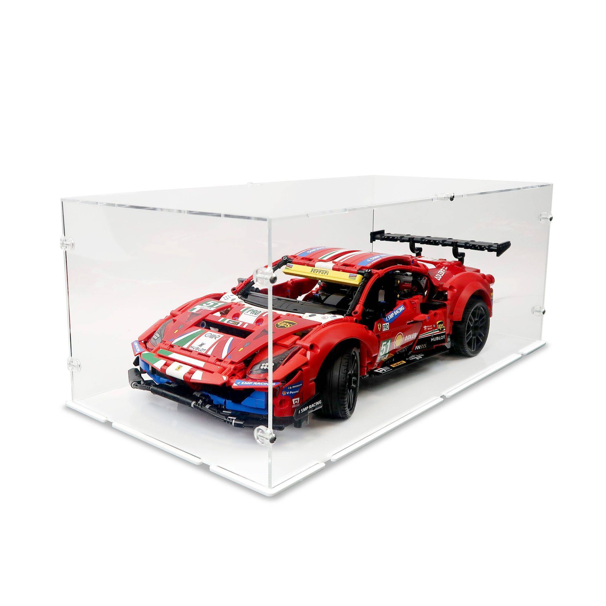 Ferrari 488 GTE Display Case for LEGO 42125
