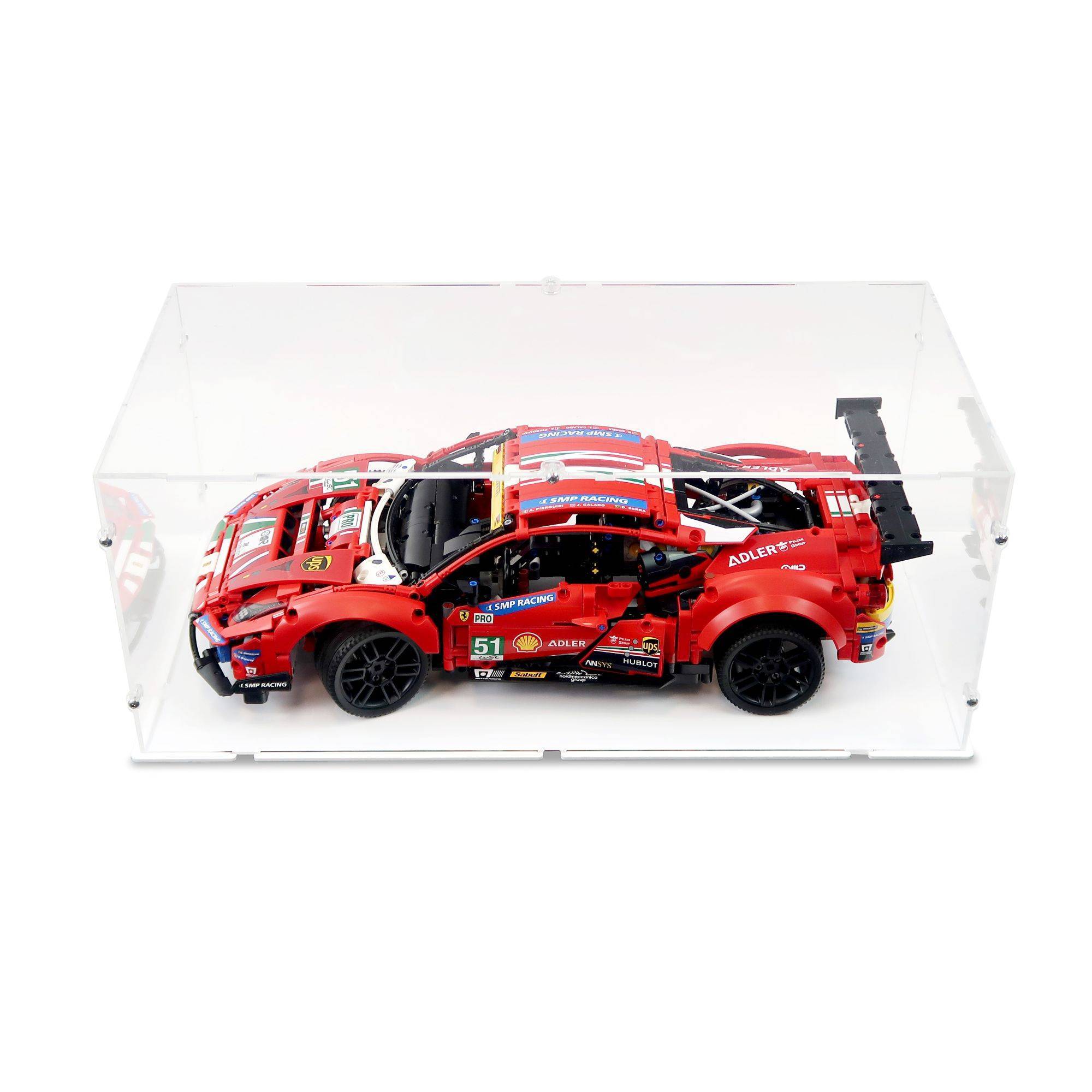 Ferrari 488 GTE Display Case for LEGO 42125