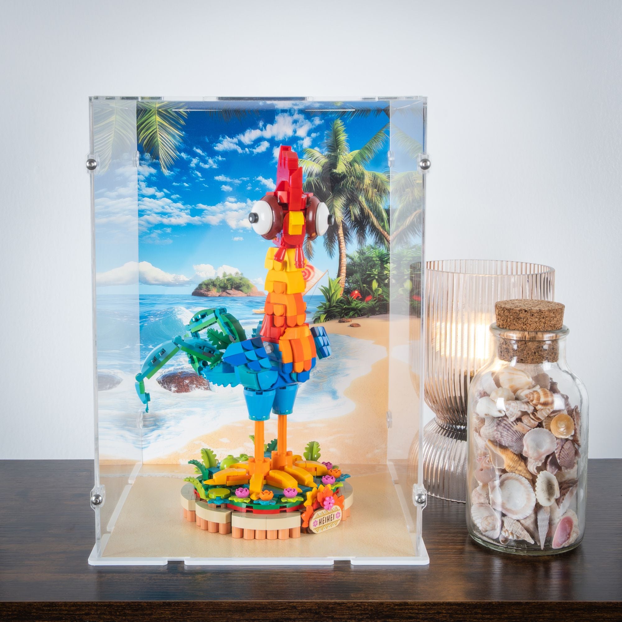 Disney Heihei Display Case for LEGO 43272