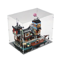 Ninjago City Docks Display Case for LEGO 70657