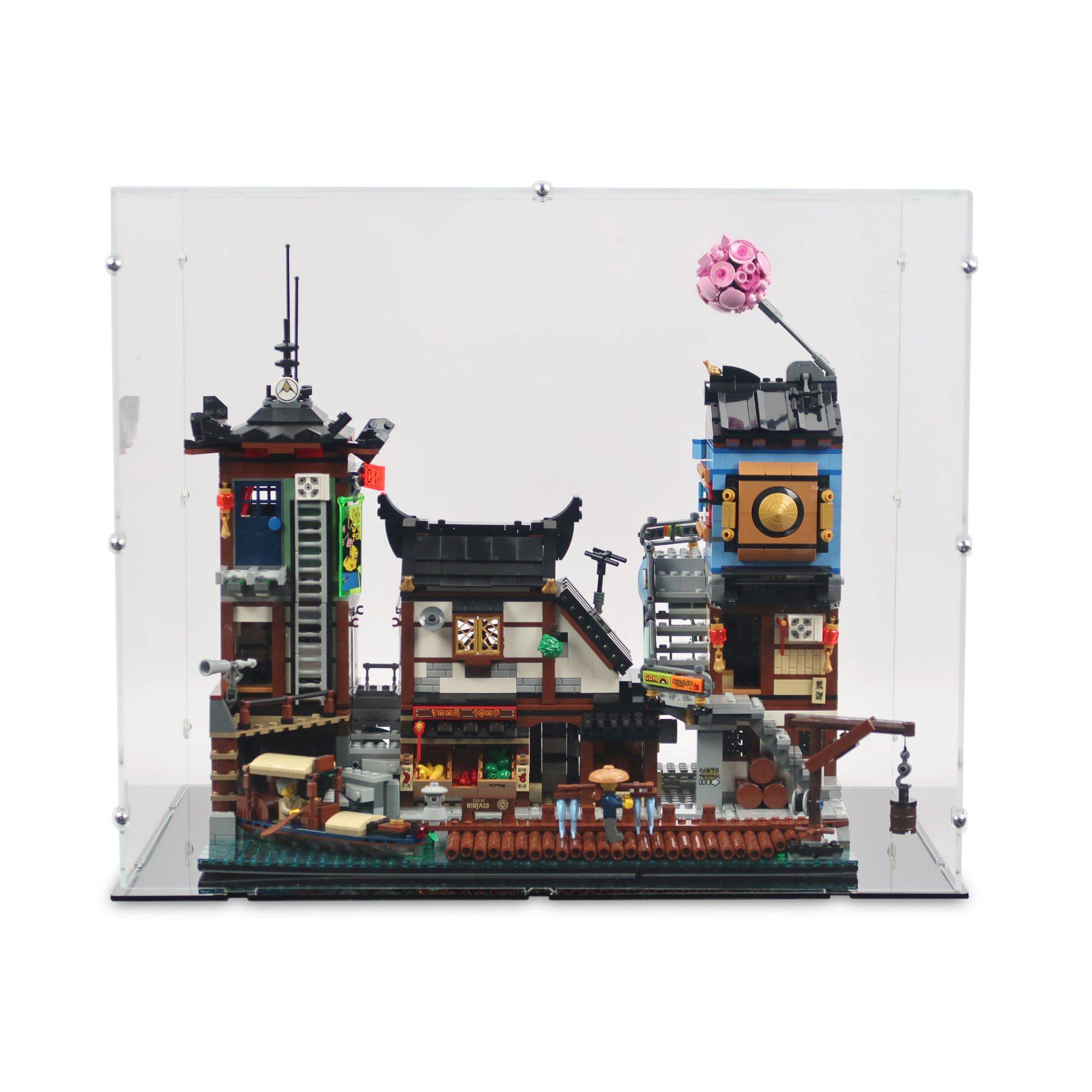 Ninjago City Docks Display Case for LEGO 70657