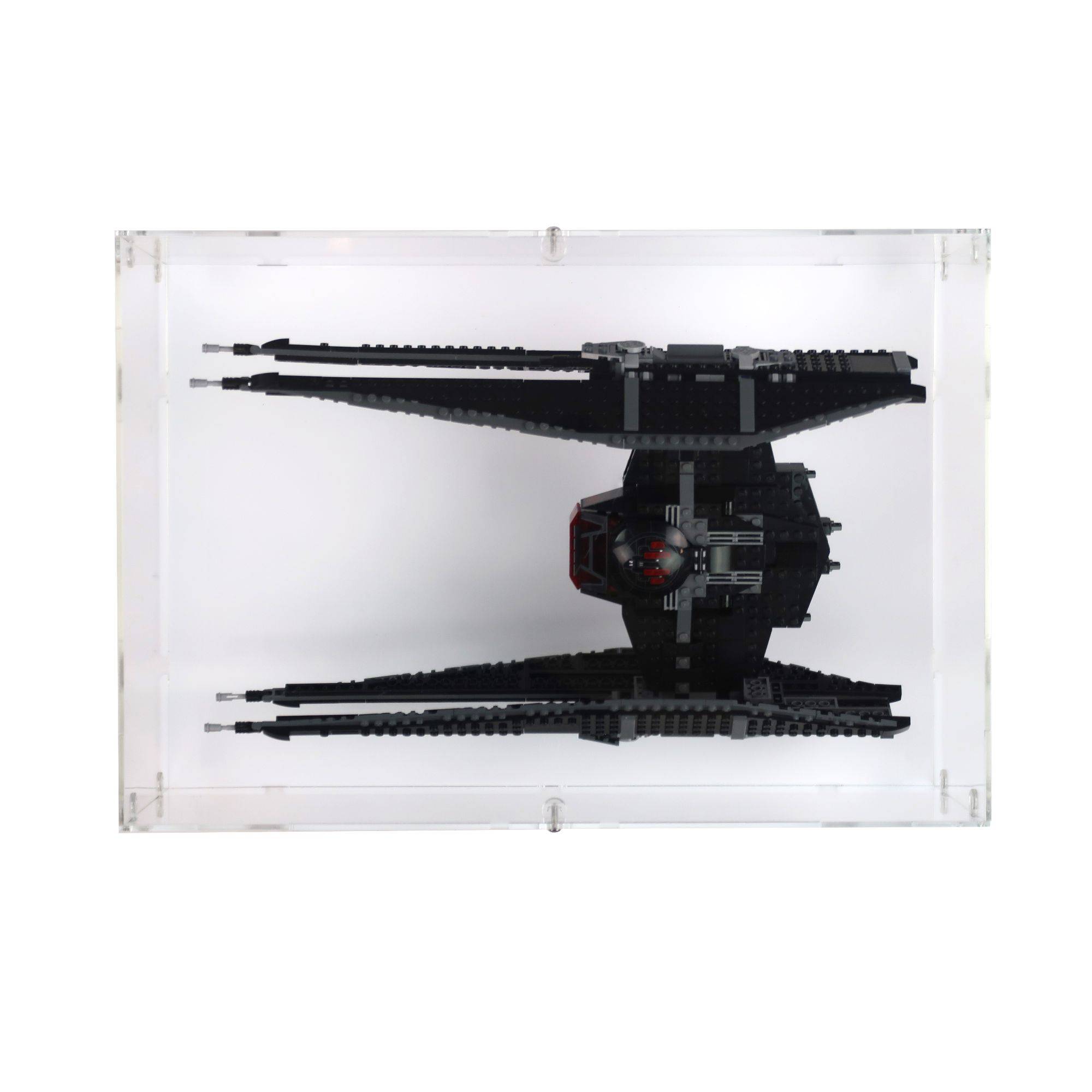 Kylo Ren's TIE Fighter XL Display Case & Stand for LEGO 75179