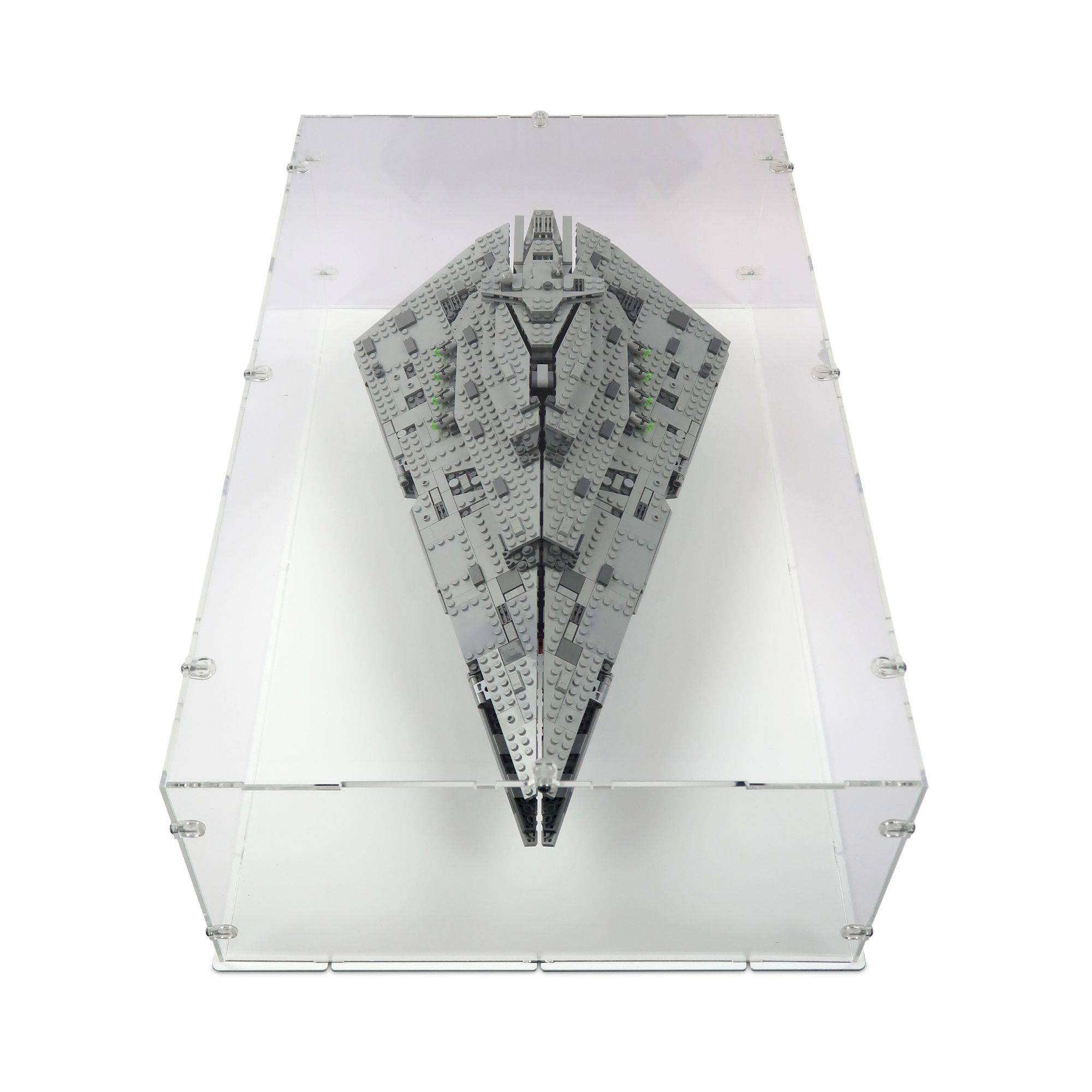 Star Wars First Order Star Destroyer Display Case for LEGO 75190