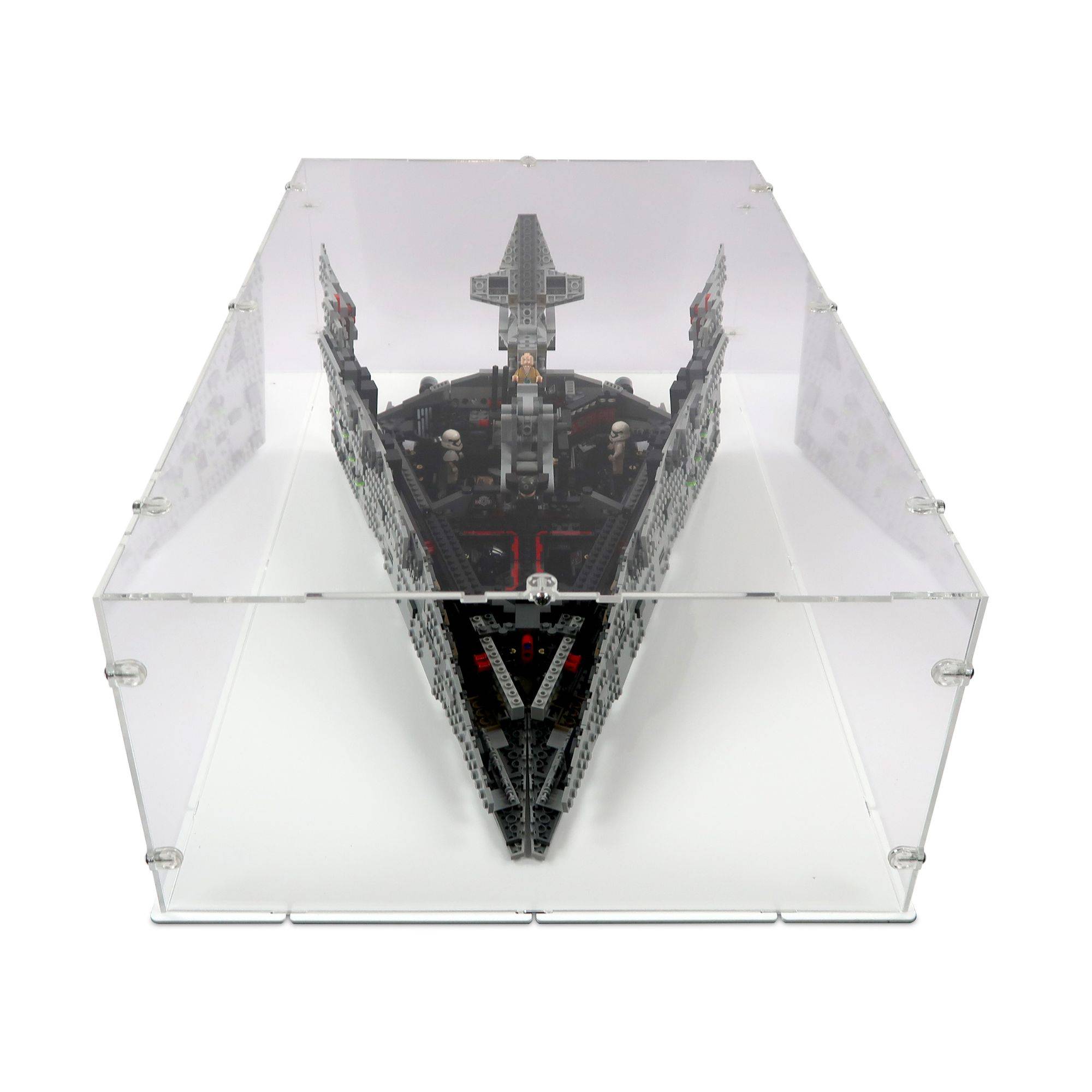 Star Wars First Order Star Destroyer Display Case for LEGO 75190