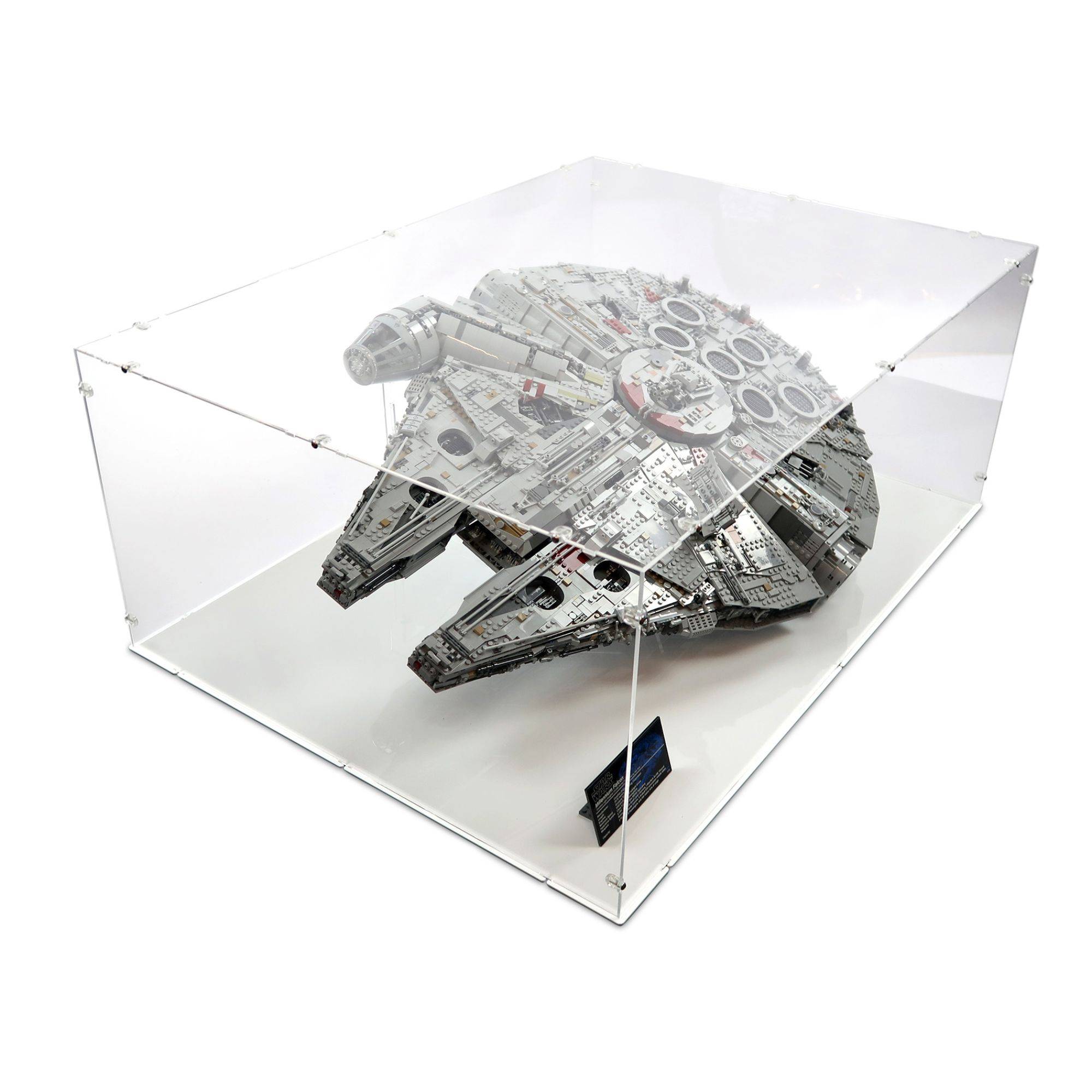UCS Millennium Falcon (Horizontal) Display Case for LEGO 75192/10179
