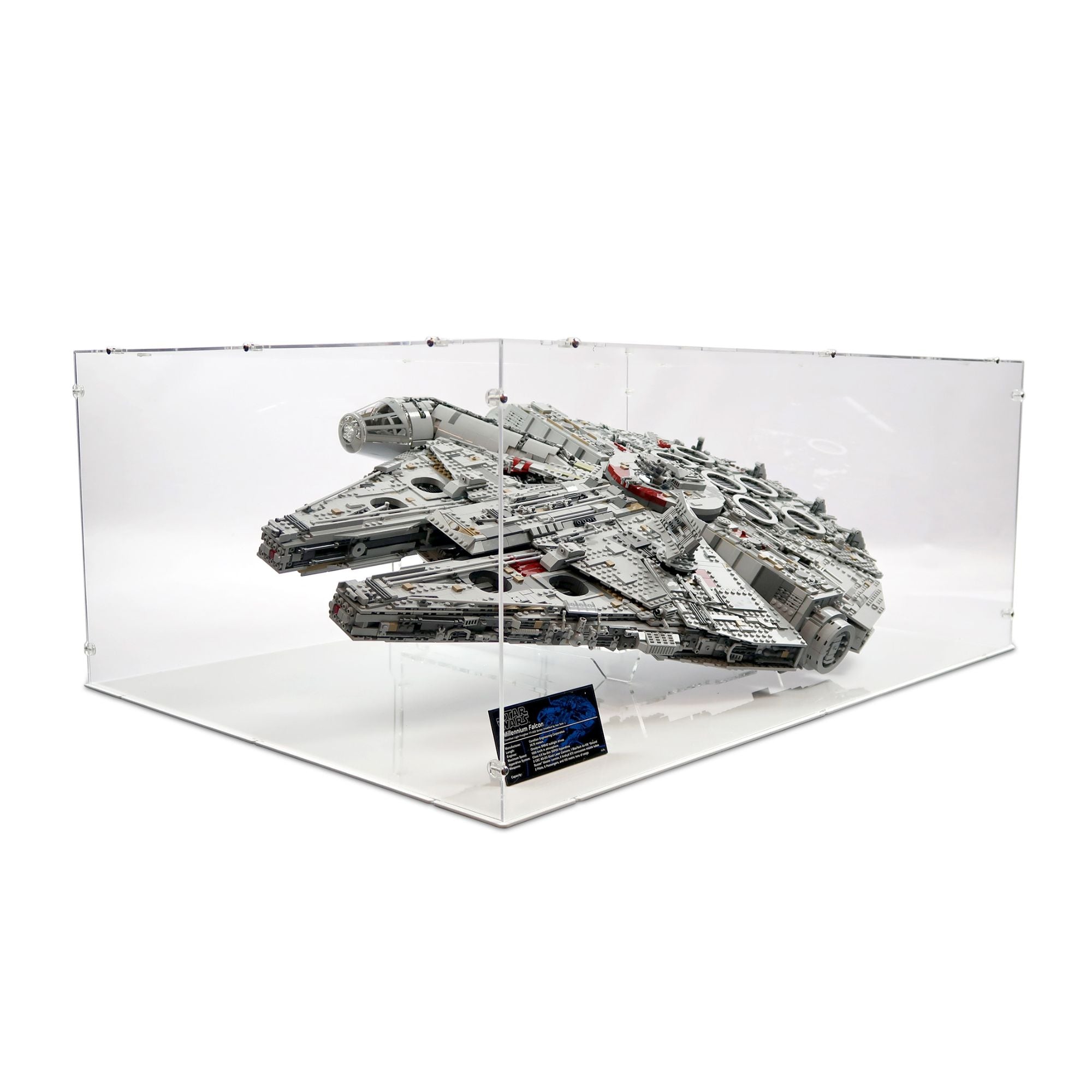 UCS Millennium Falcon (Horizontal) Display Case for LEGO 75192/10179