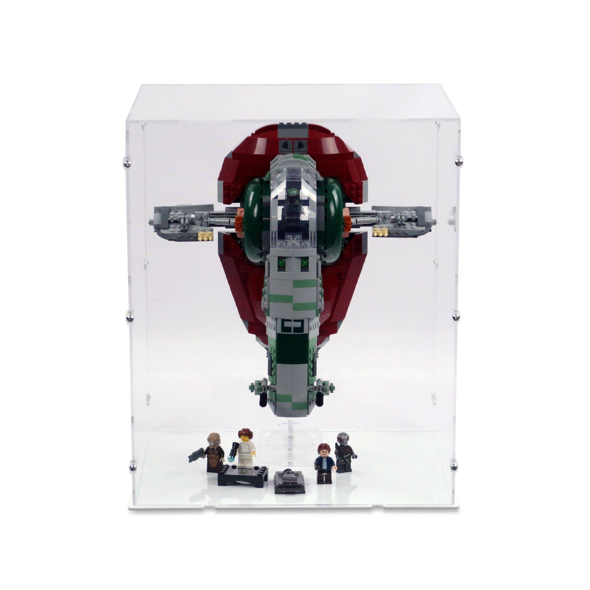 Slave 1 (20th Anniversary Edition) Display Case & Stand for LEGO 75243
