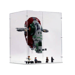 Slave 1 (20th Anniversary Edition) Display Case & Stand for LEGO 75243
