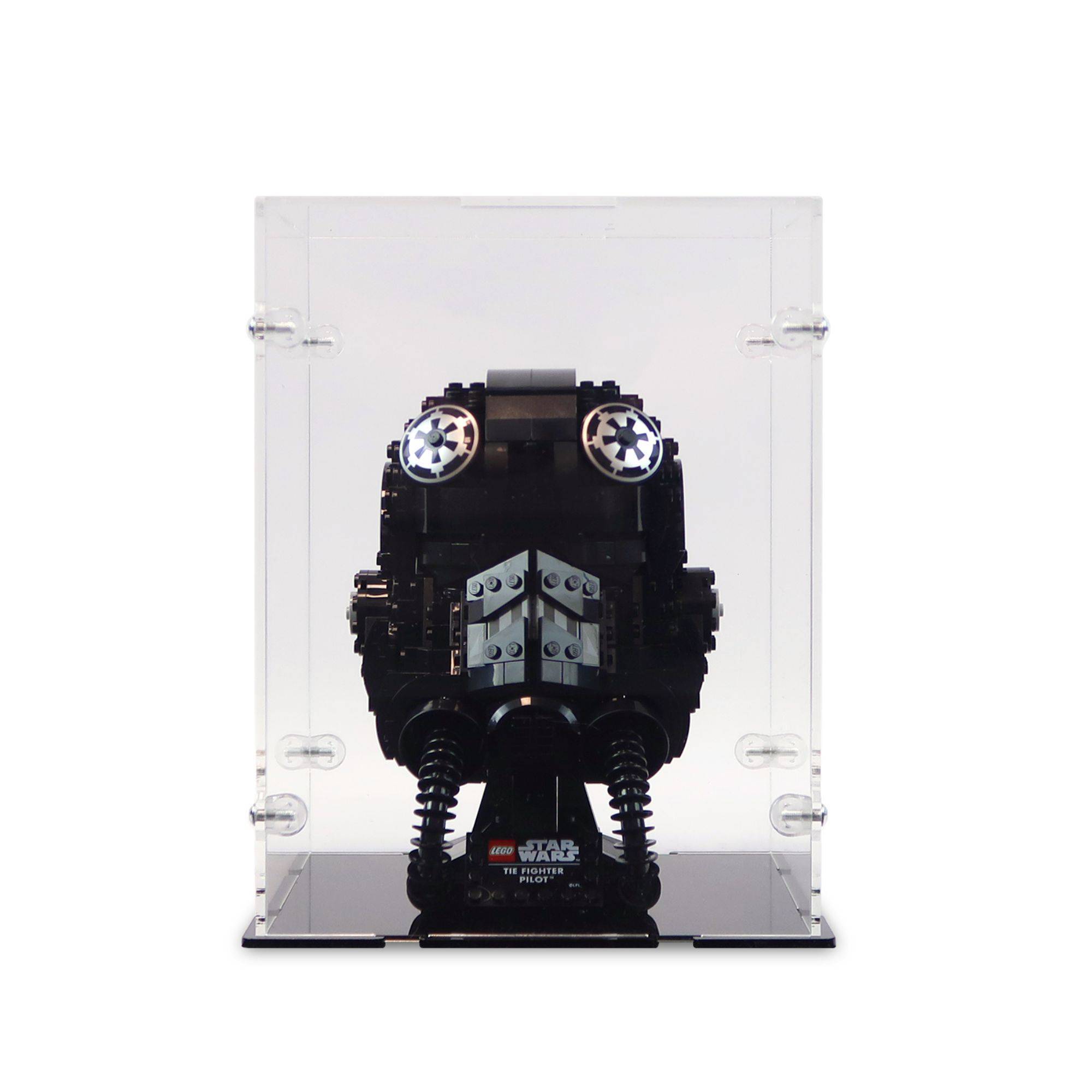 TIE Fighter Pilot Helmet Display Case for LEGO 75274