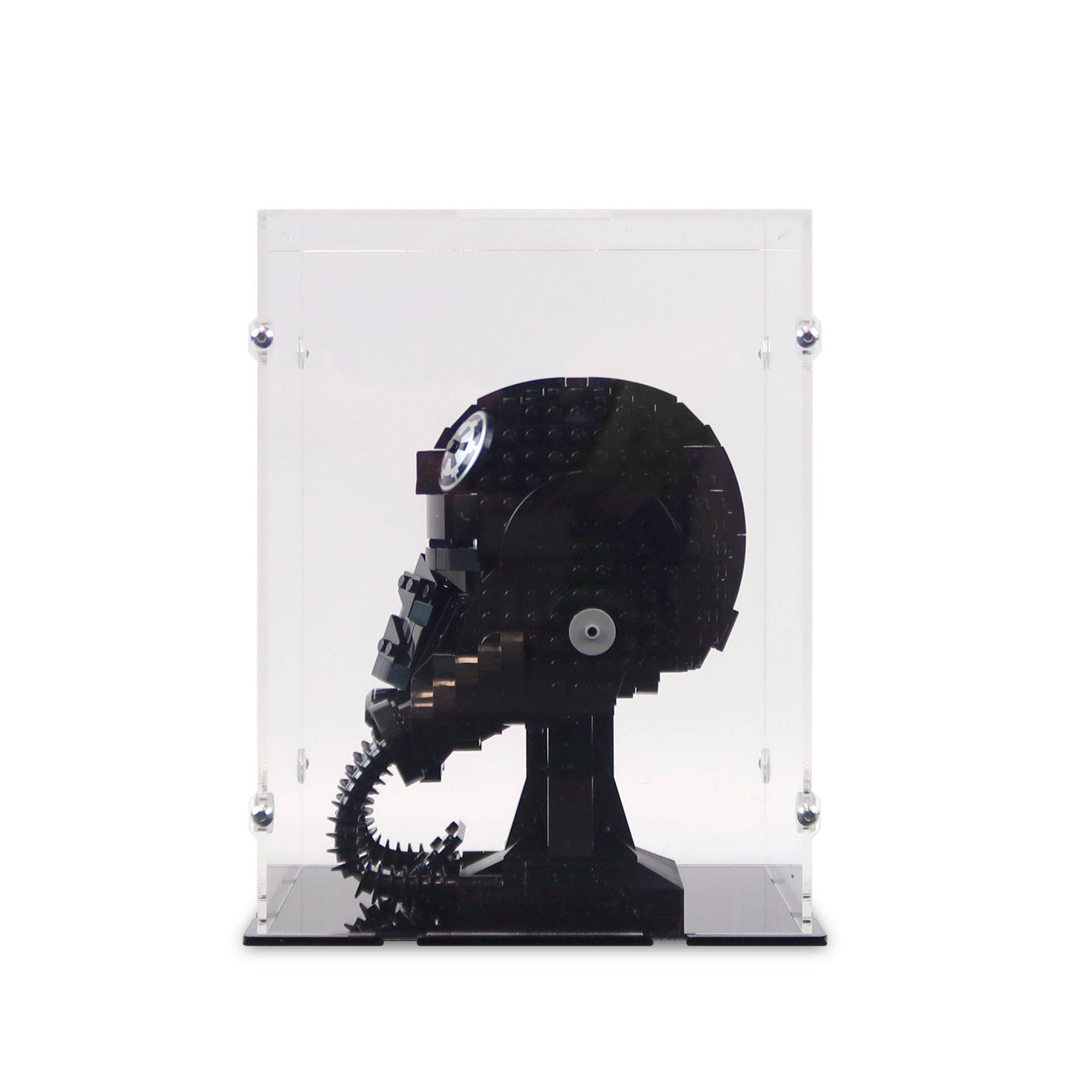 TIE Fighter Pilot Helmet Display Case for LEGO 75274